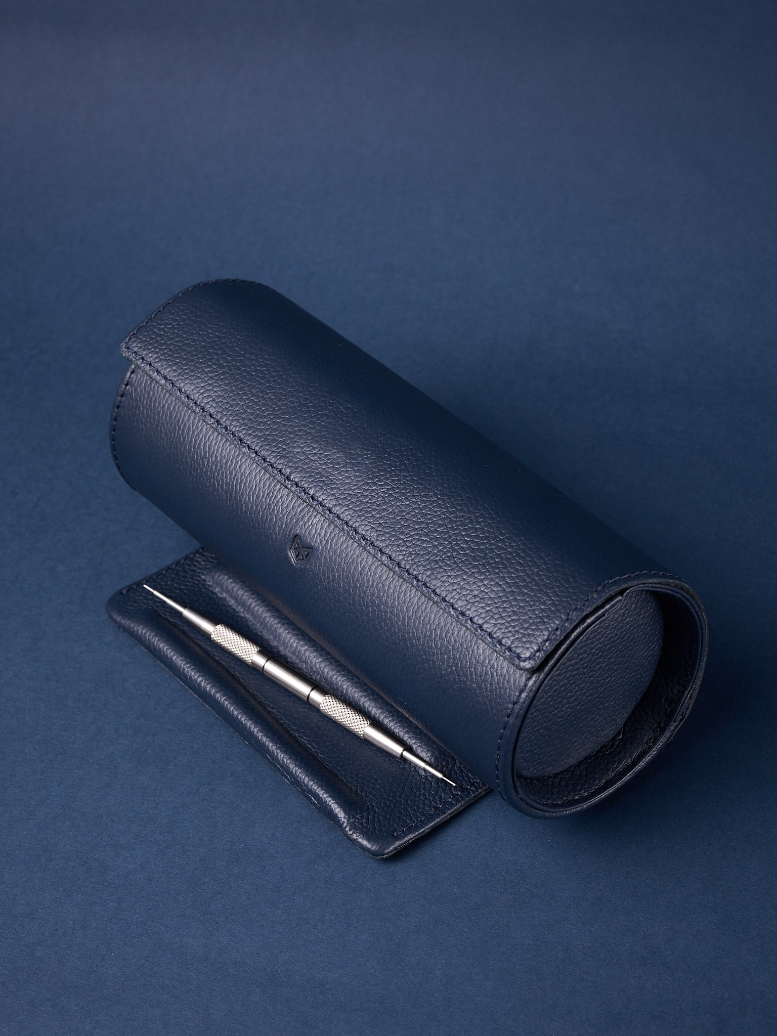 Leather Watch Case Navy by Capra Leather