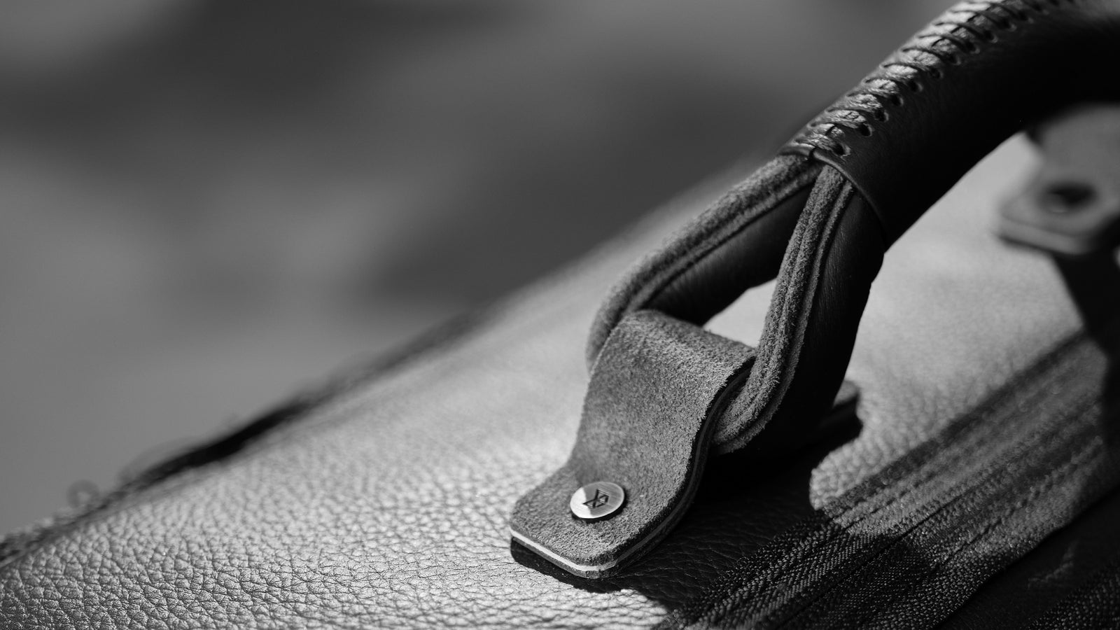 Polarity Weekender Duffle Bag Hand Stitched Handles by Capra Leather