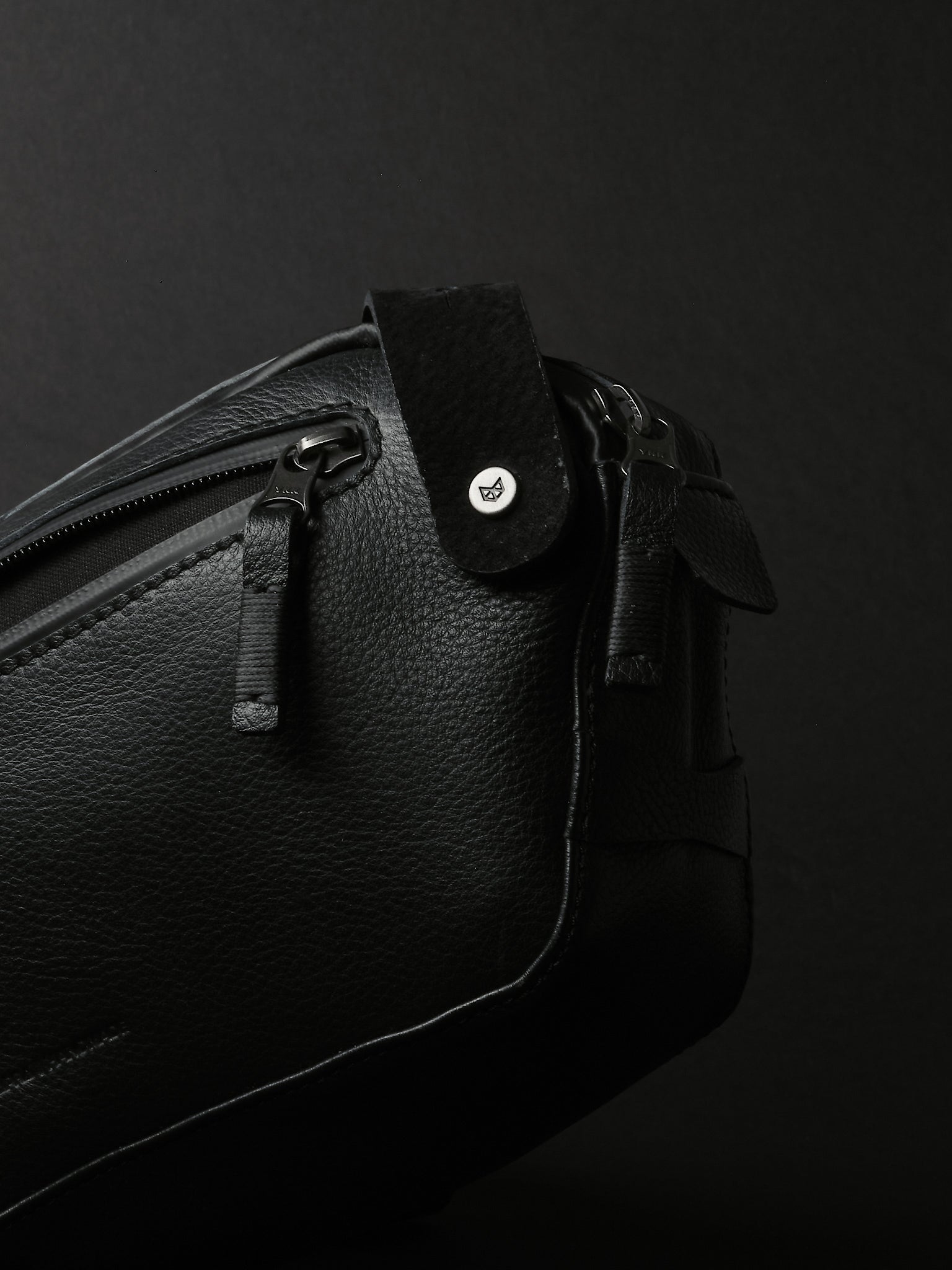 Qoka Sling Bag Black by Capra Leather