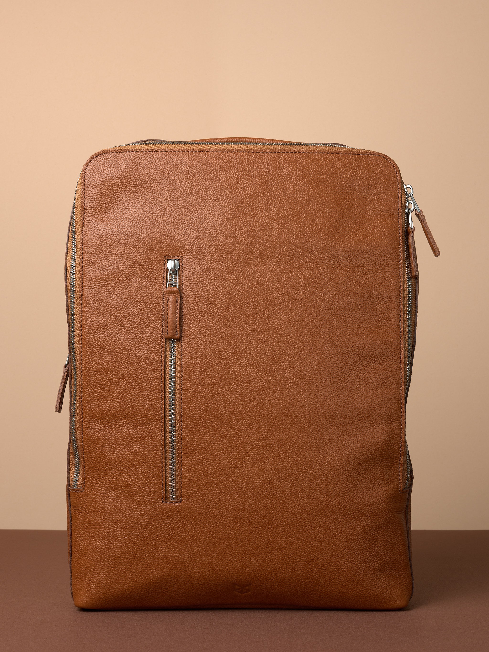 benzol leather backpacks Saola Tech Backpack · Tan No Pouch / No Thanks