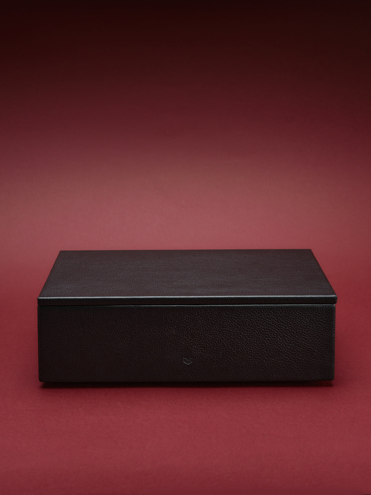 Hard Watch Case. Box for Watches Black by Capra Leather