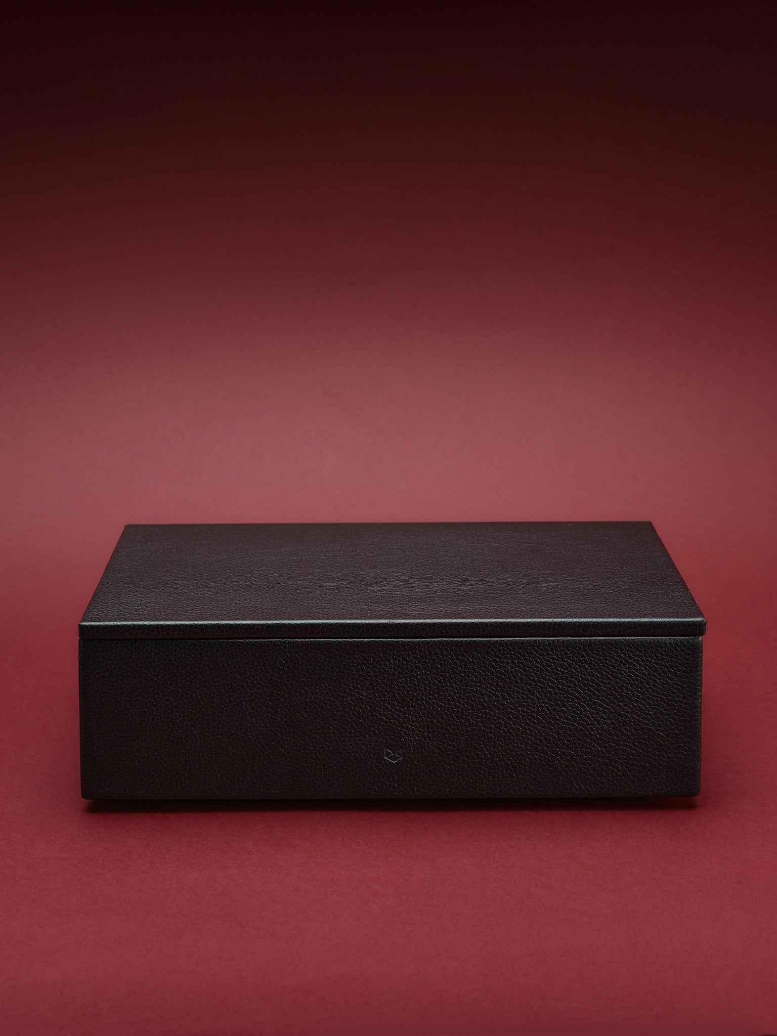 Hard Watch Case. Box for Watches Black by Capra Leather