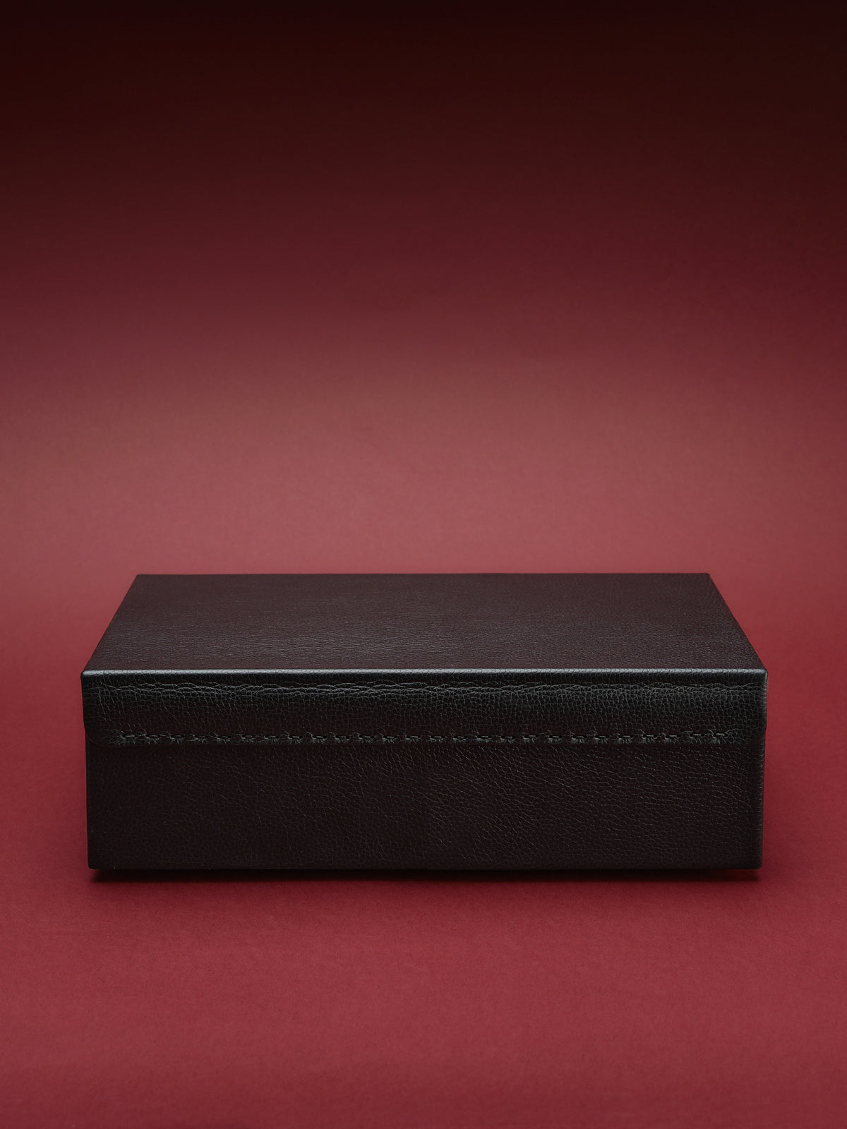 Sturdy Hard Case. Watch Organizer. Watch Boxes for Men Black by Capra Leather