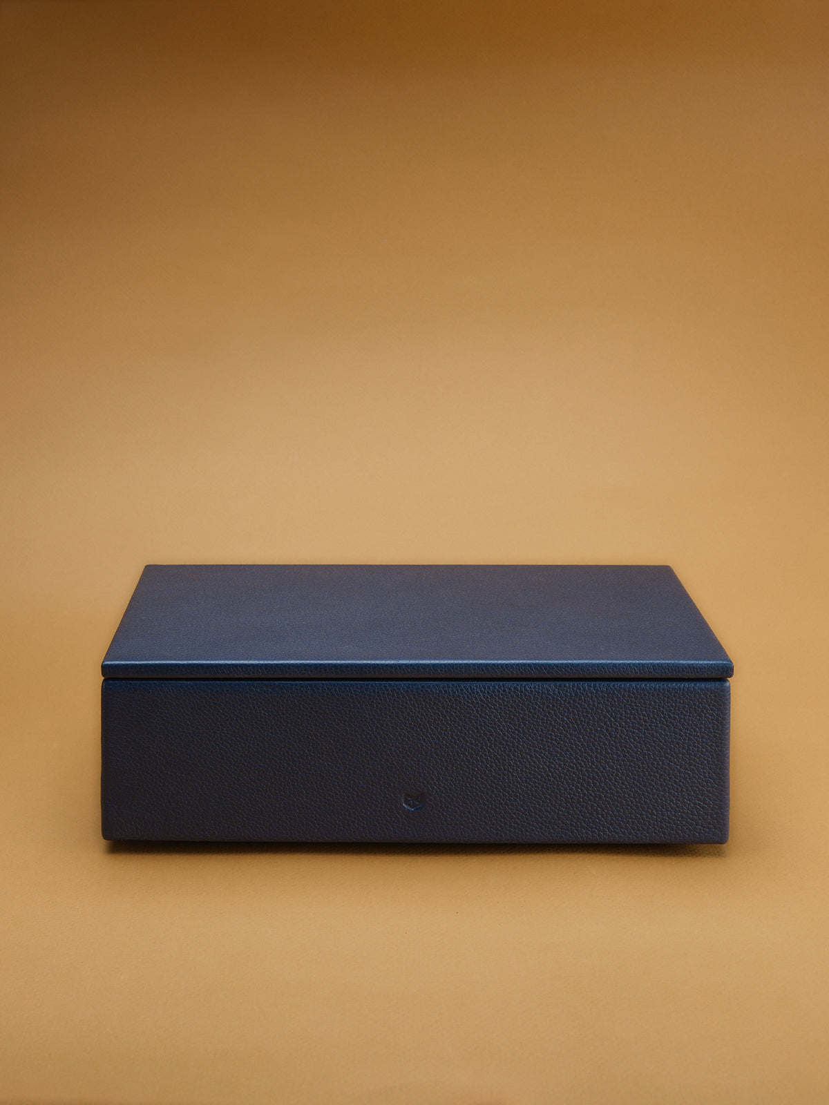 Push-on Closure. The Watch Box Navy by Capra Leather