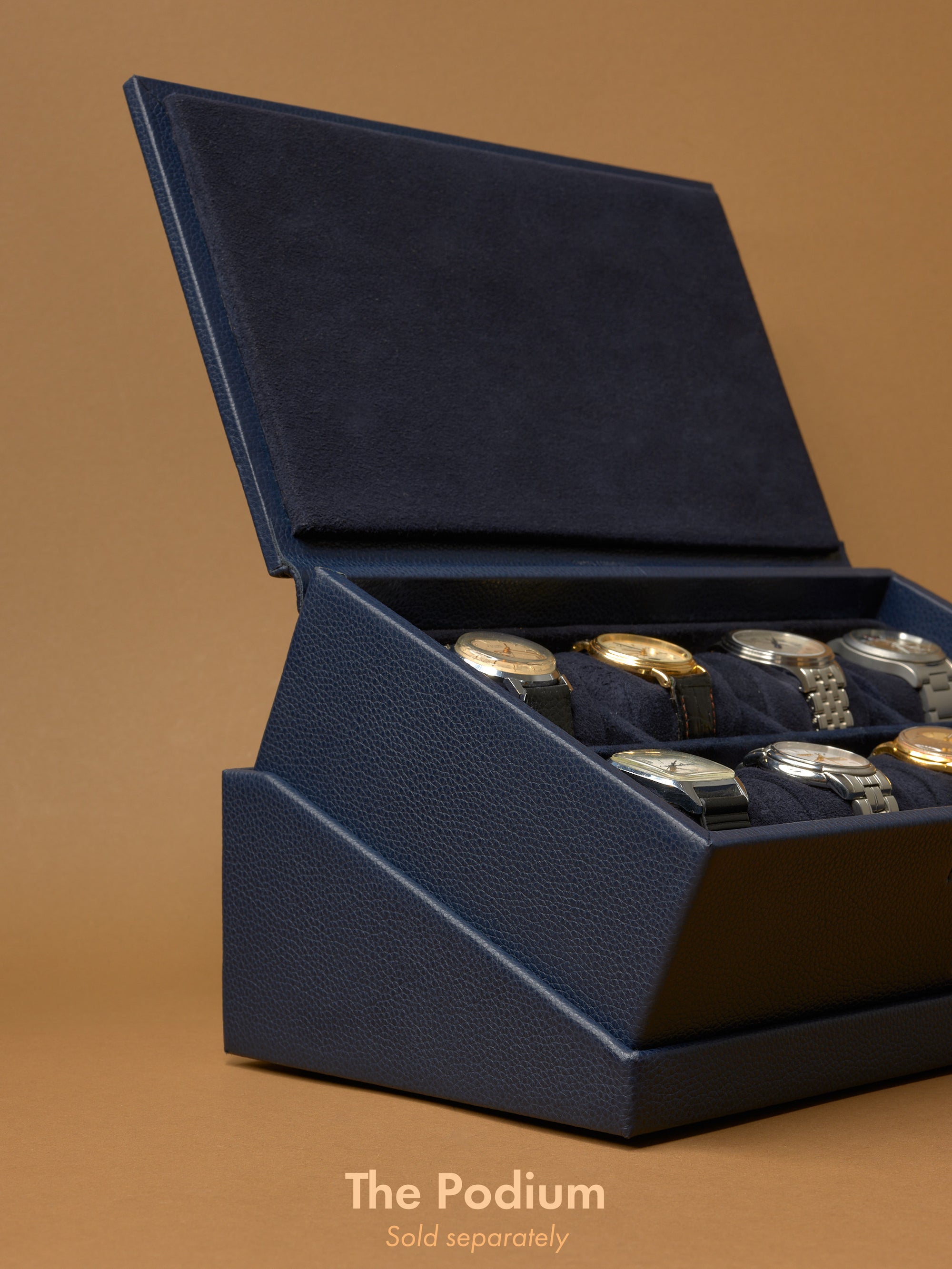 Watch Box · Navy by Capra Leather