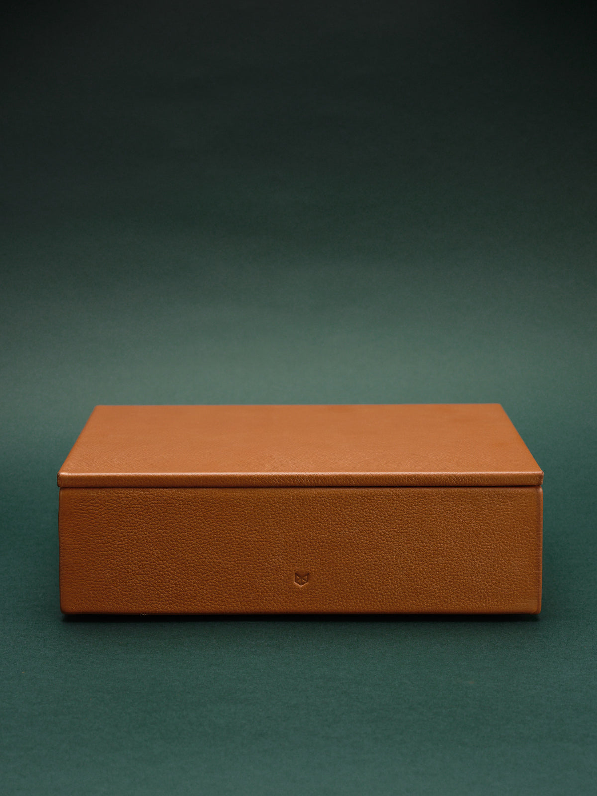 Sturdy Hard Case. Leather Watch Case. Men's Watch Box Tan by Capra Leather