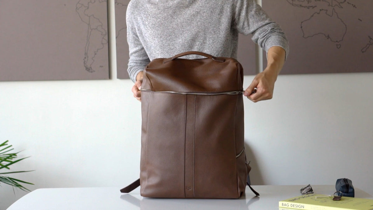 Banteng Backpack film by Capra Leather