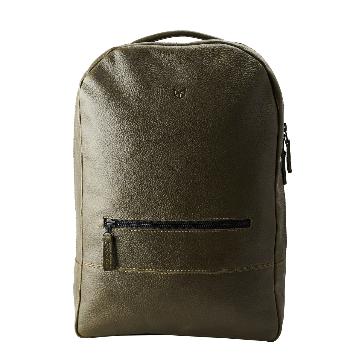 Green. Bisonte Backpack Rucksack by Capra Leather
