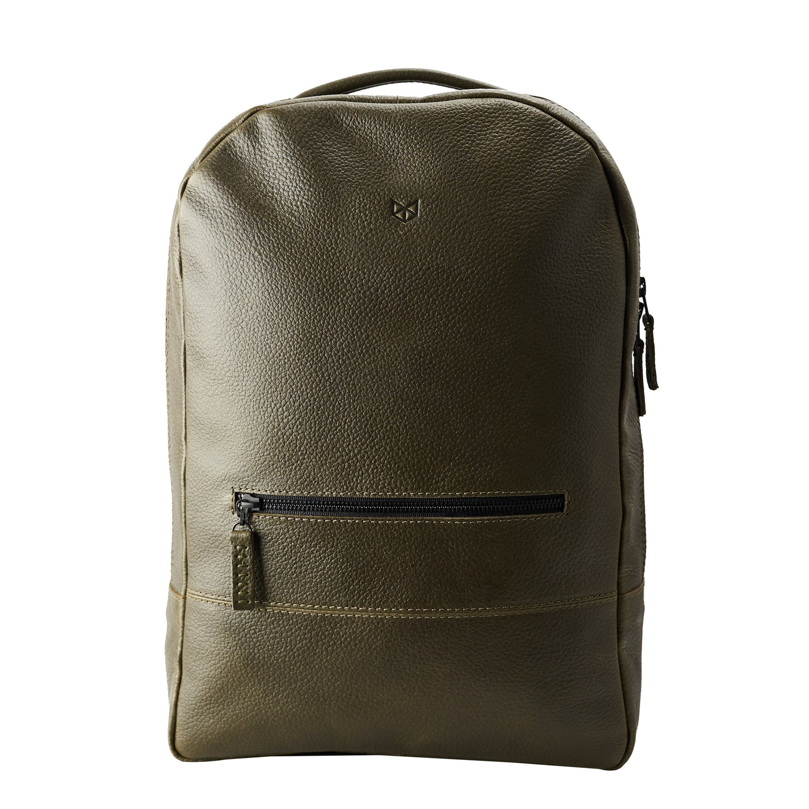 Green. Bisonte Backpack Rucksack by Capra Leather