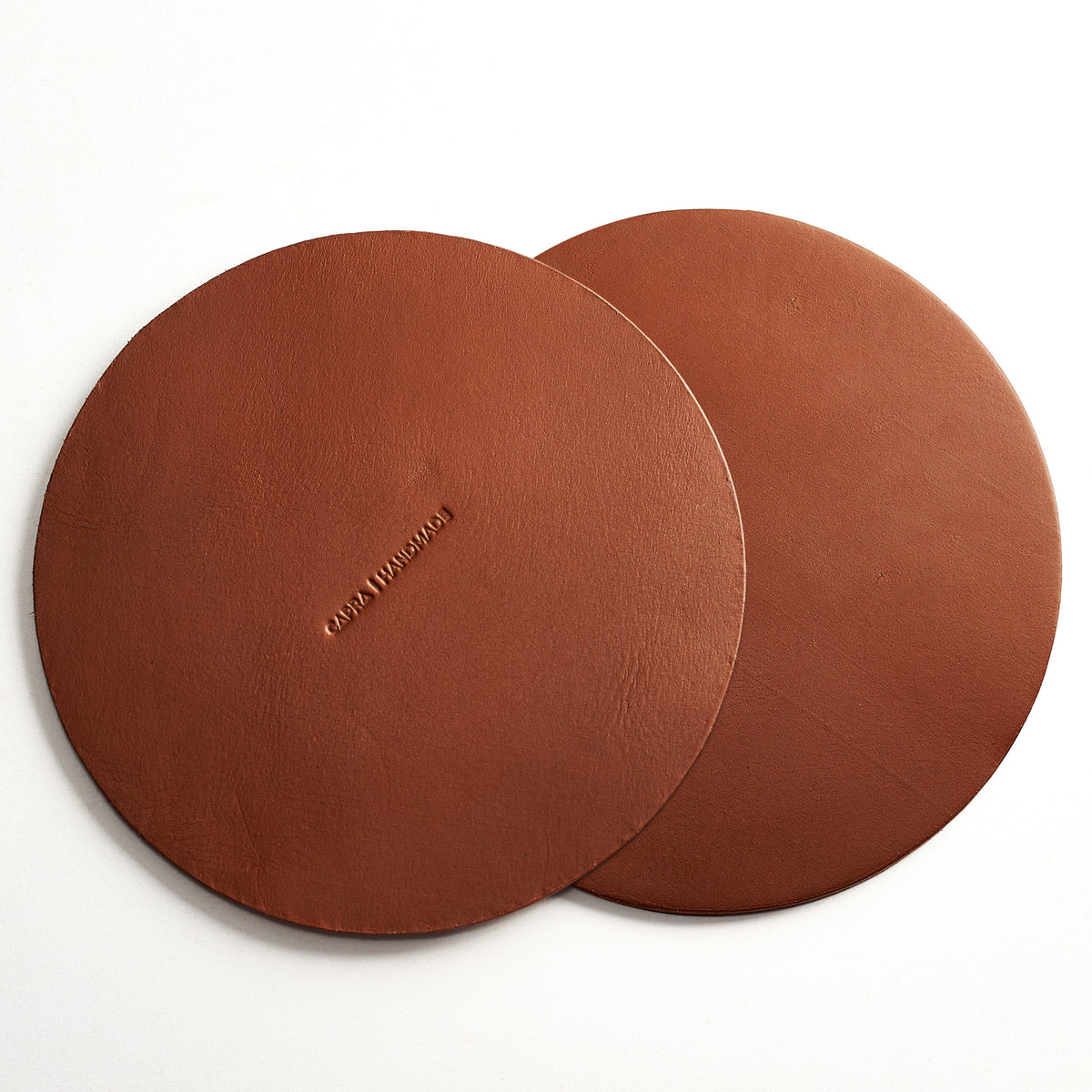 Honey Leather homepod pad, protect wood surfaces from white rings, mens cowhide coasters for apple smart speaker