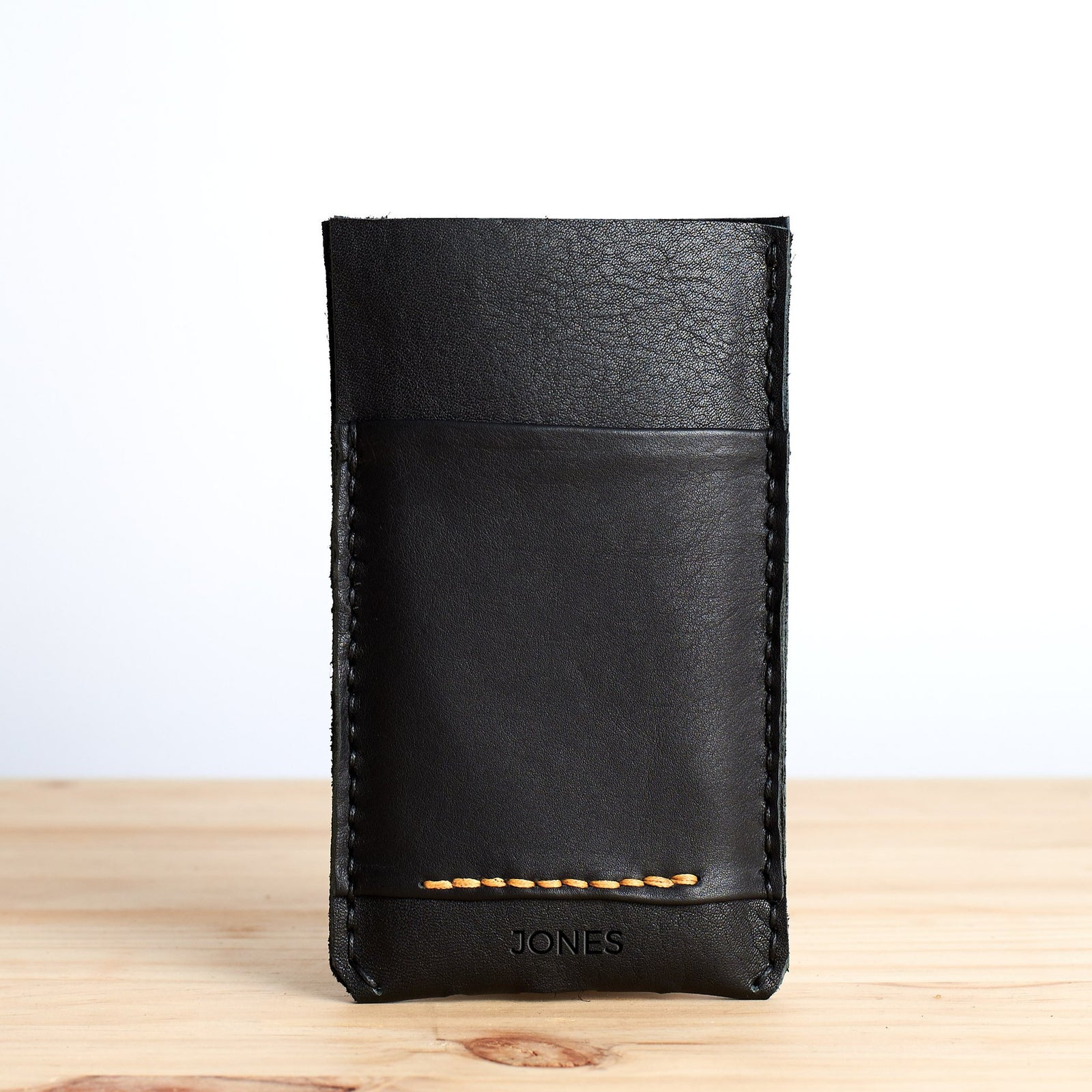 Handmade leather case for iPhone 8 Plus, iPhone x with name engraving