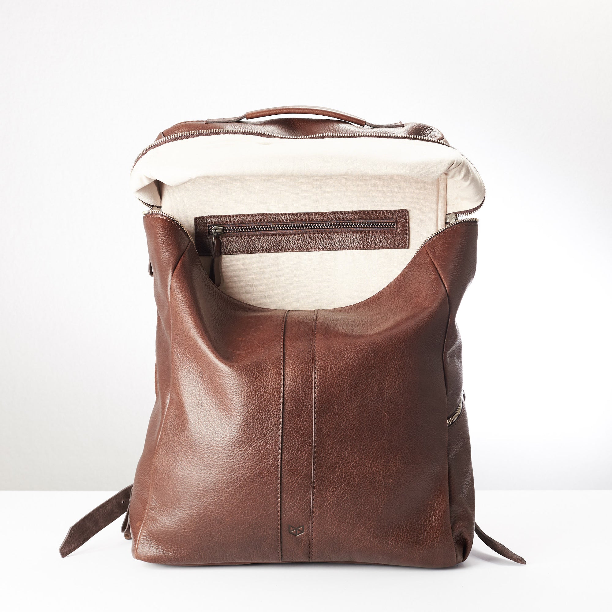 leather backpacks brown by capra