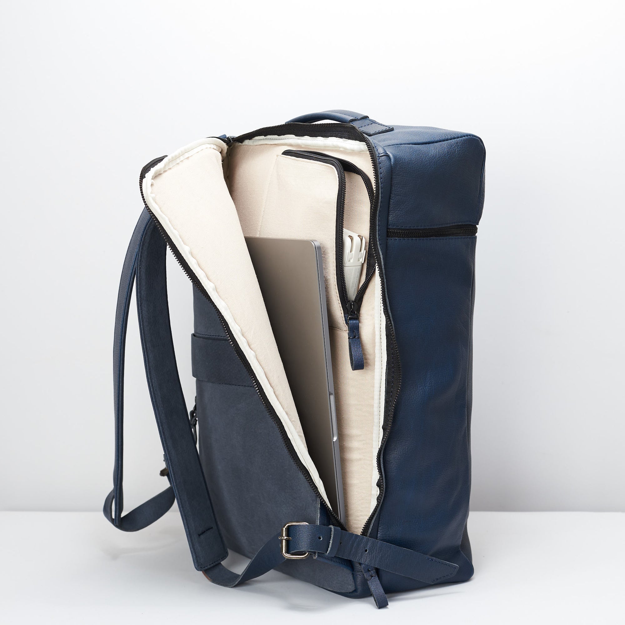 laptop backpacks navy by capra