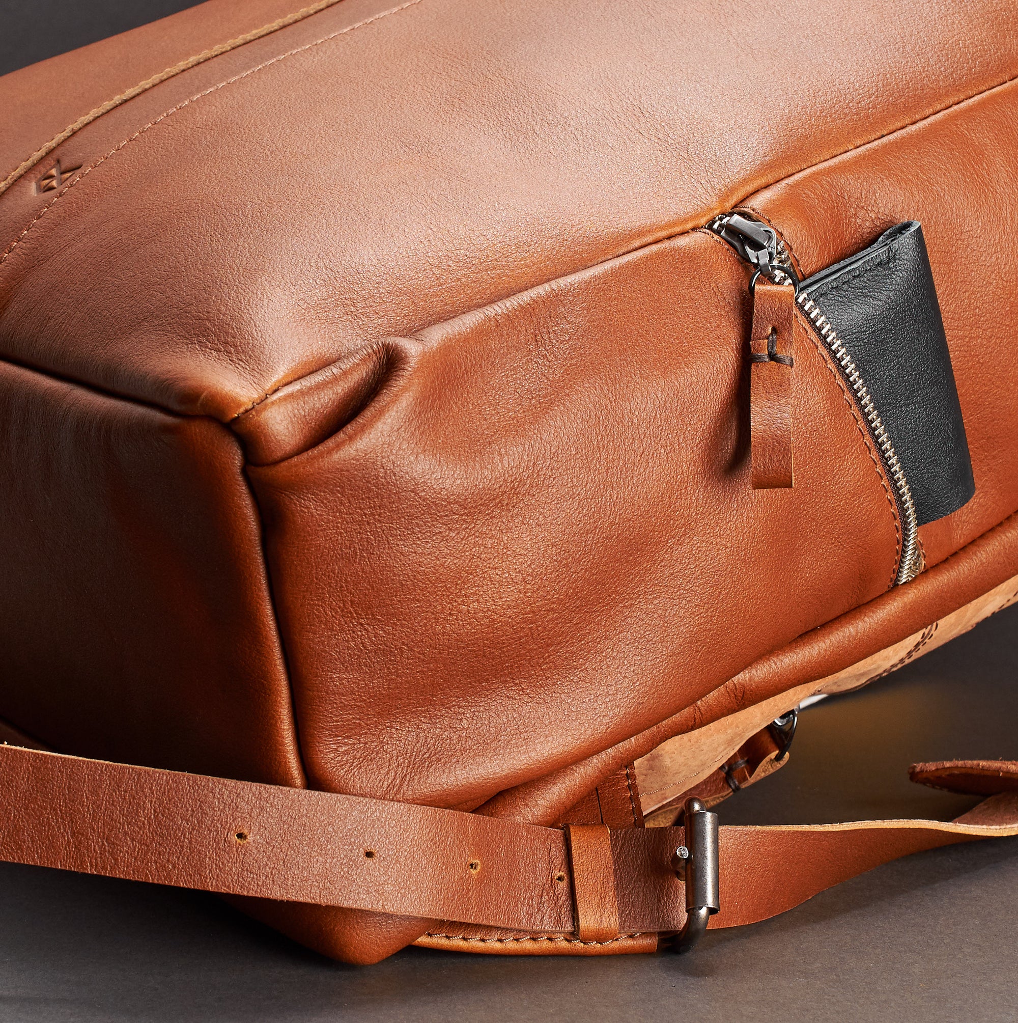 stylish laptop backpacks tan by capra leather
