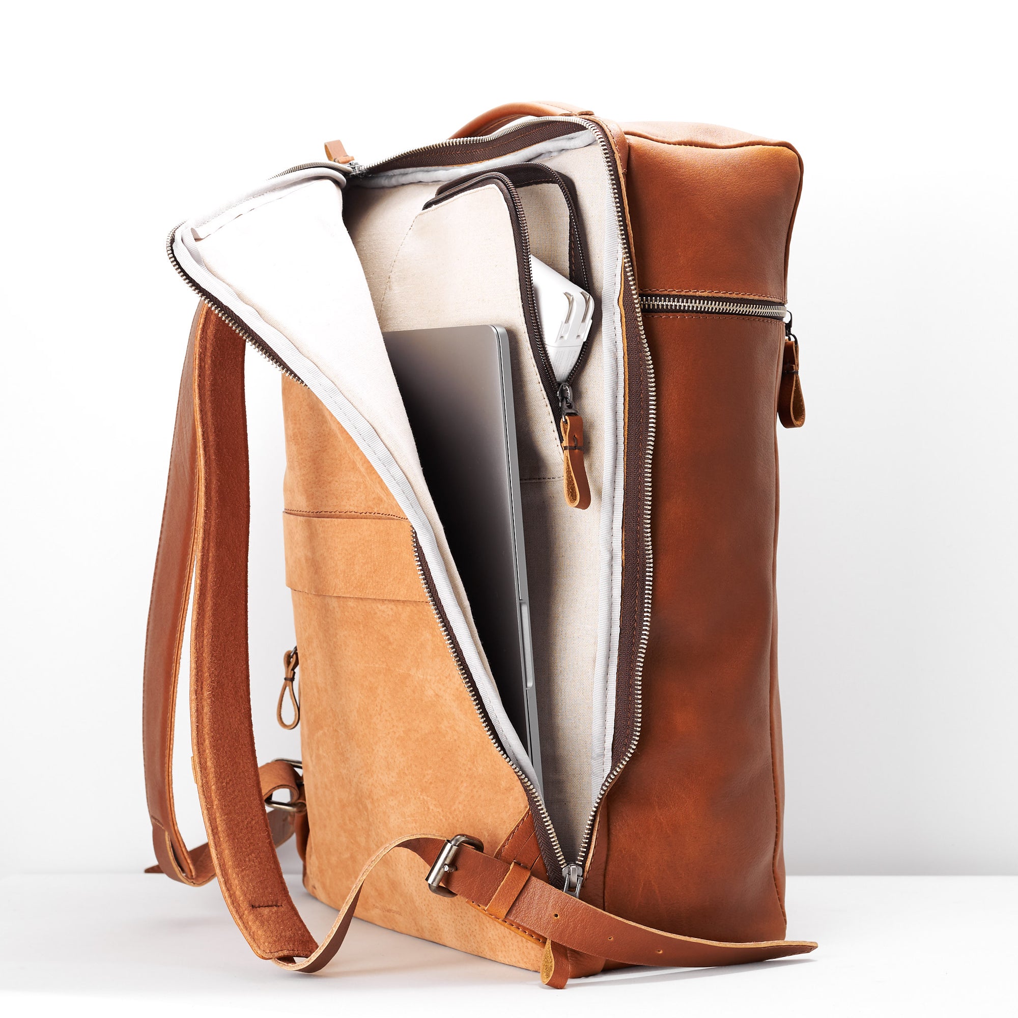 backpack banteng tan by capra leather