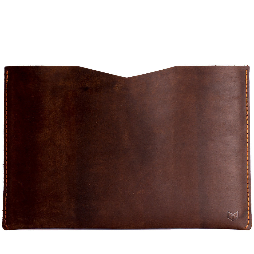 dark brown leather case macbook pro touch id