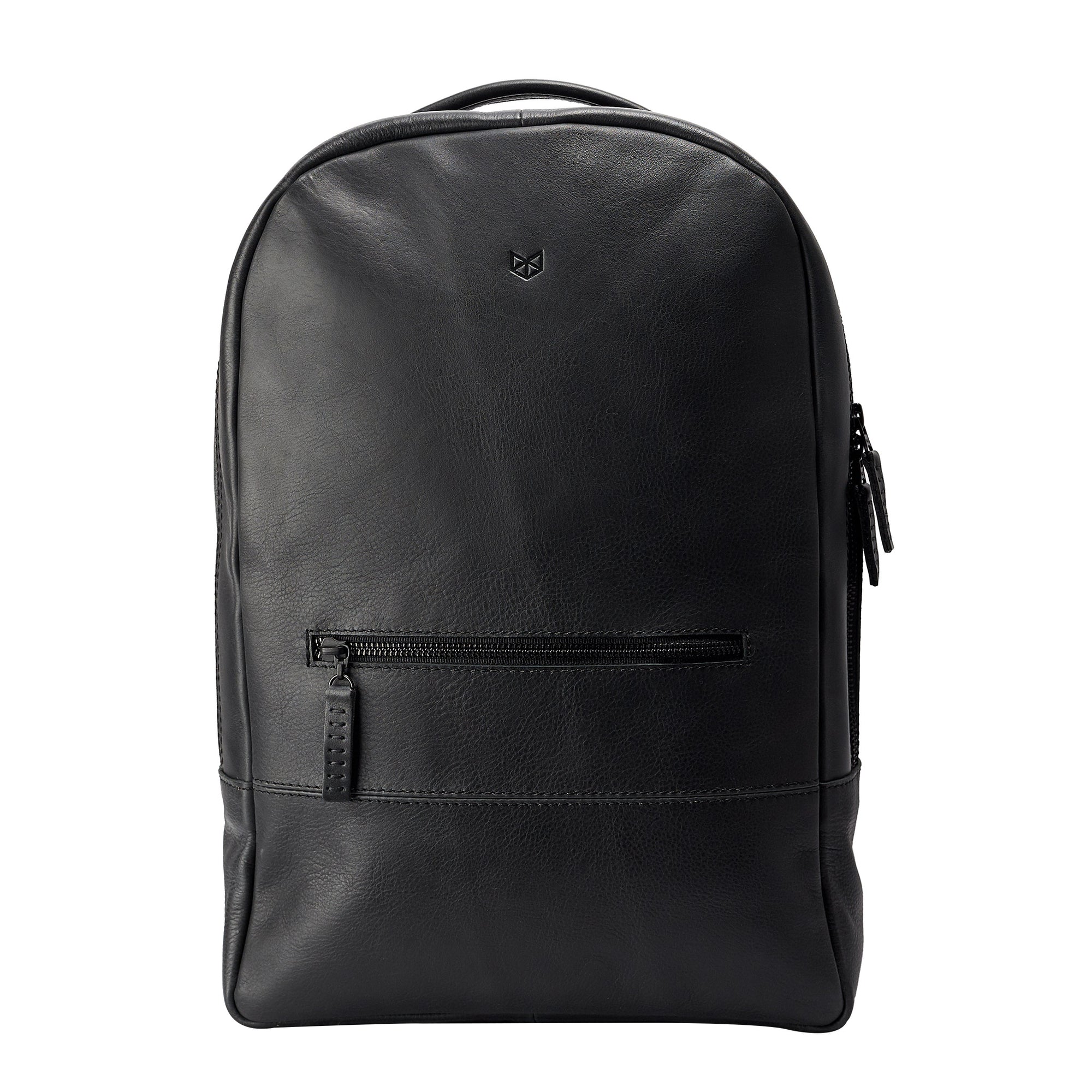 Black. Bisonte Backpack Rucksack by Capra Leather