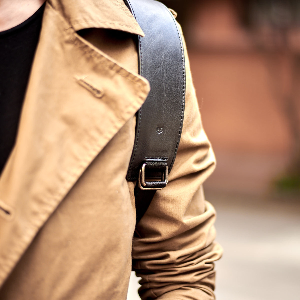 cool backpacks for men black by capra leather