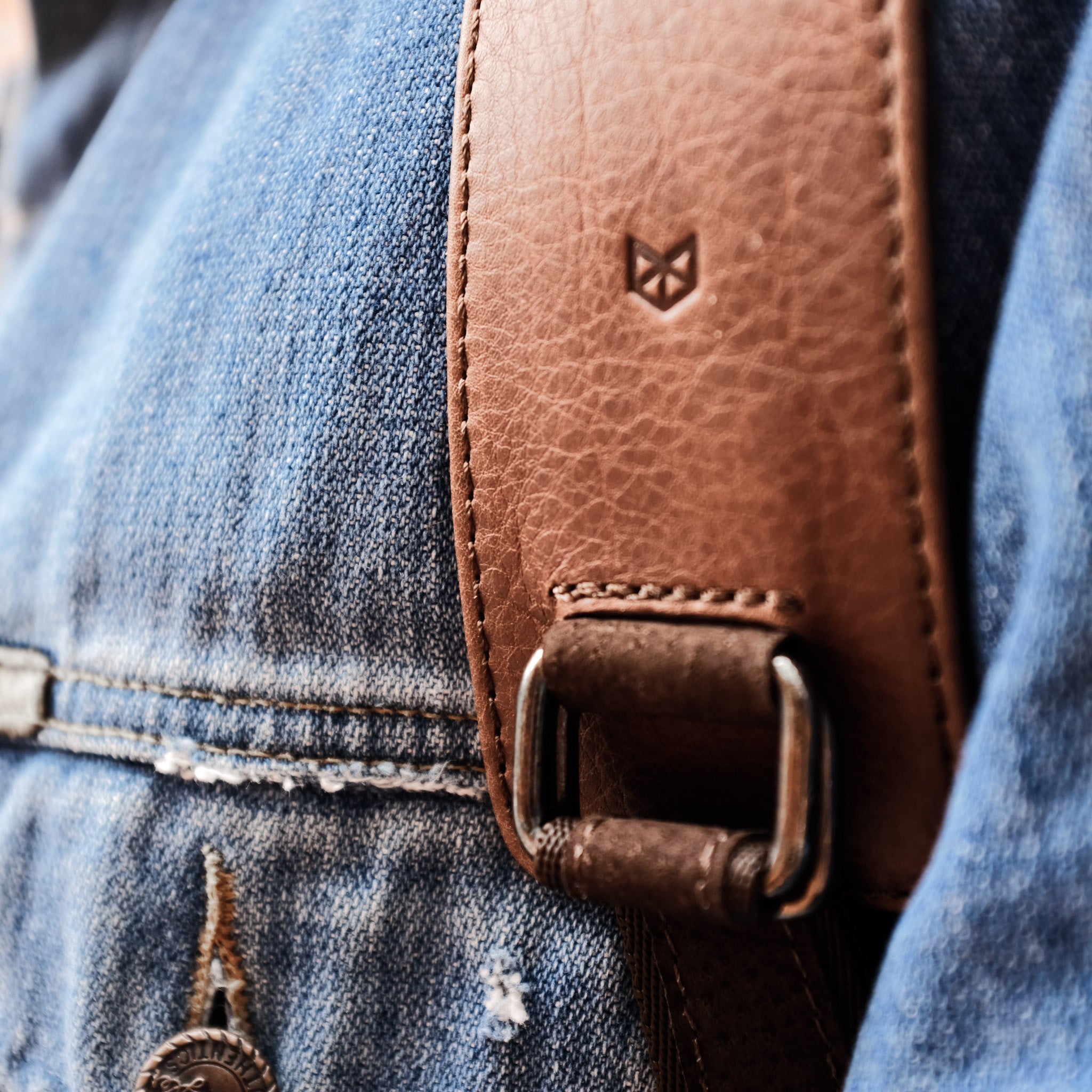 capra leather bisonte backpack Bisonte Laptop Backpack · Brown by Capra Leather