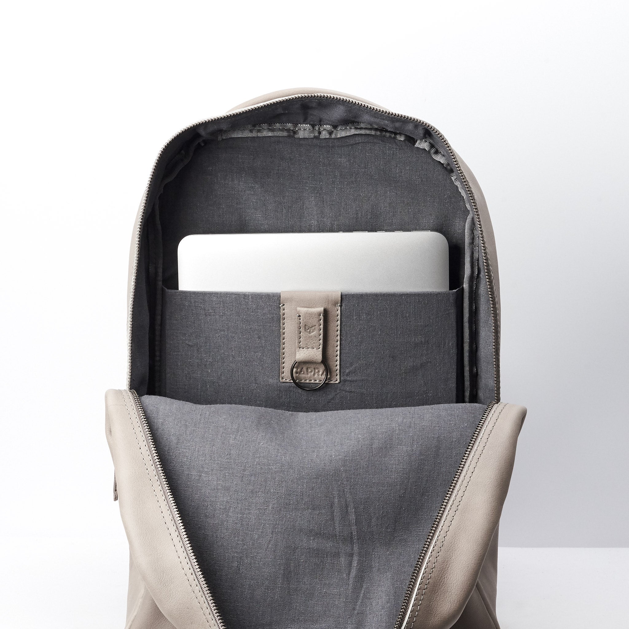 capra leather bisonte backpack Bisonte Laptop Backpack · Grey by Capra Leather