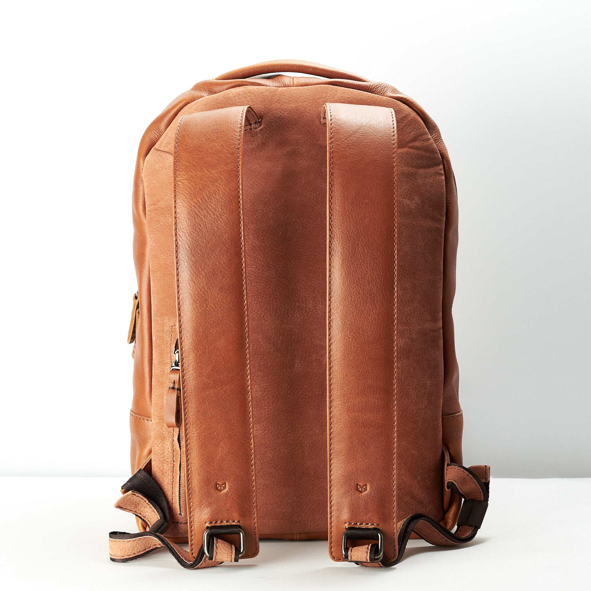Bisonte Laptop Backpack · Tan by Capra Leather