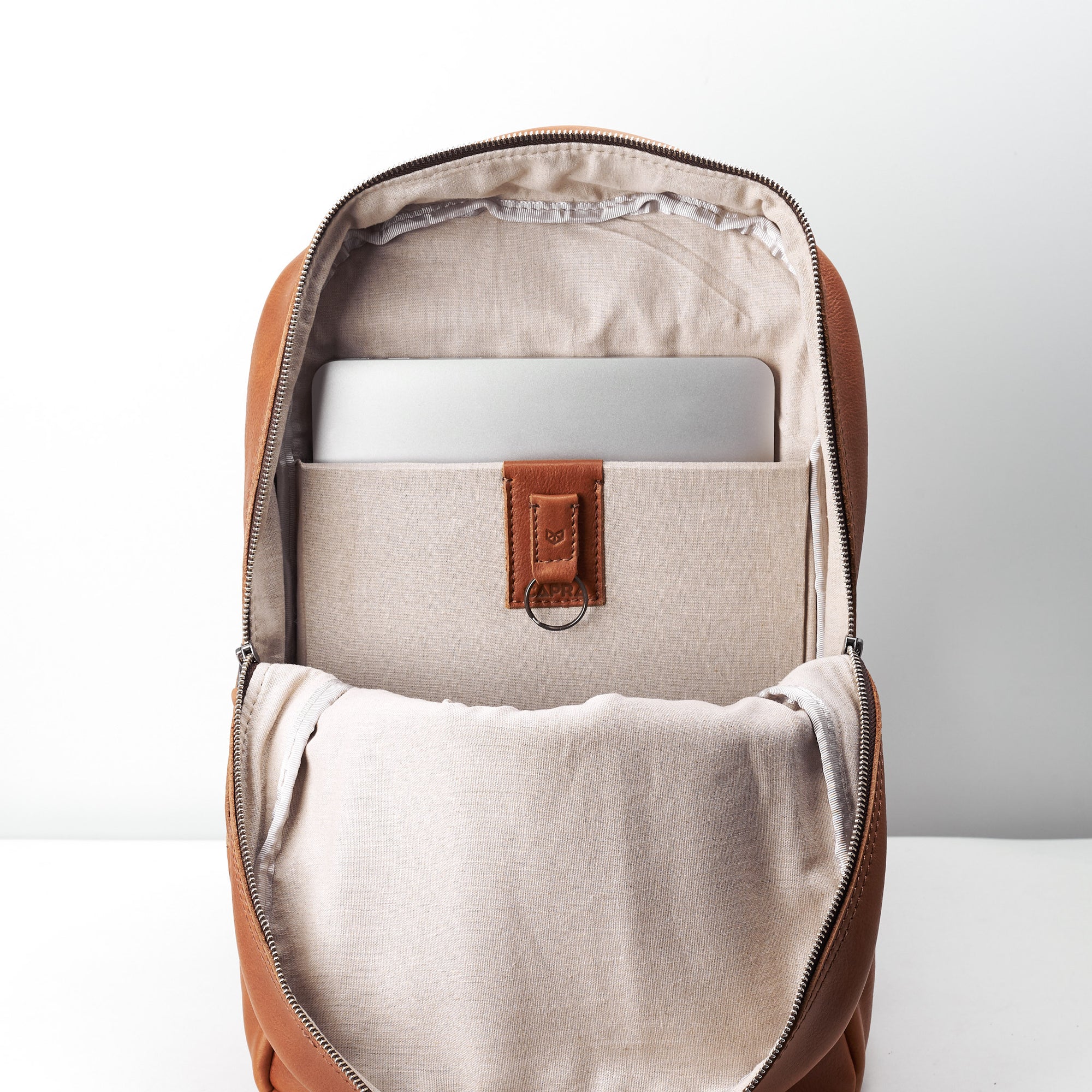 laptop backpacks tan by capra leather