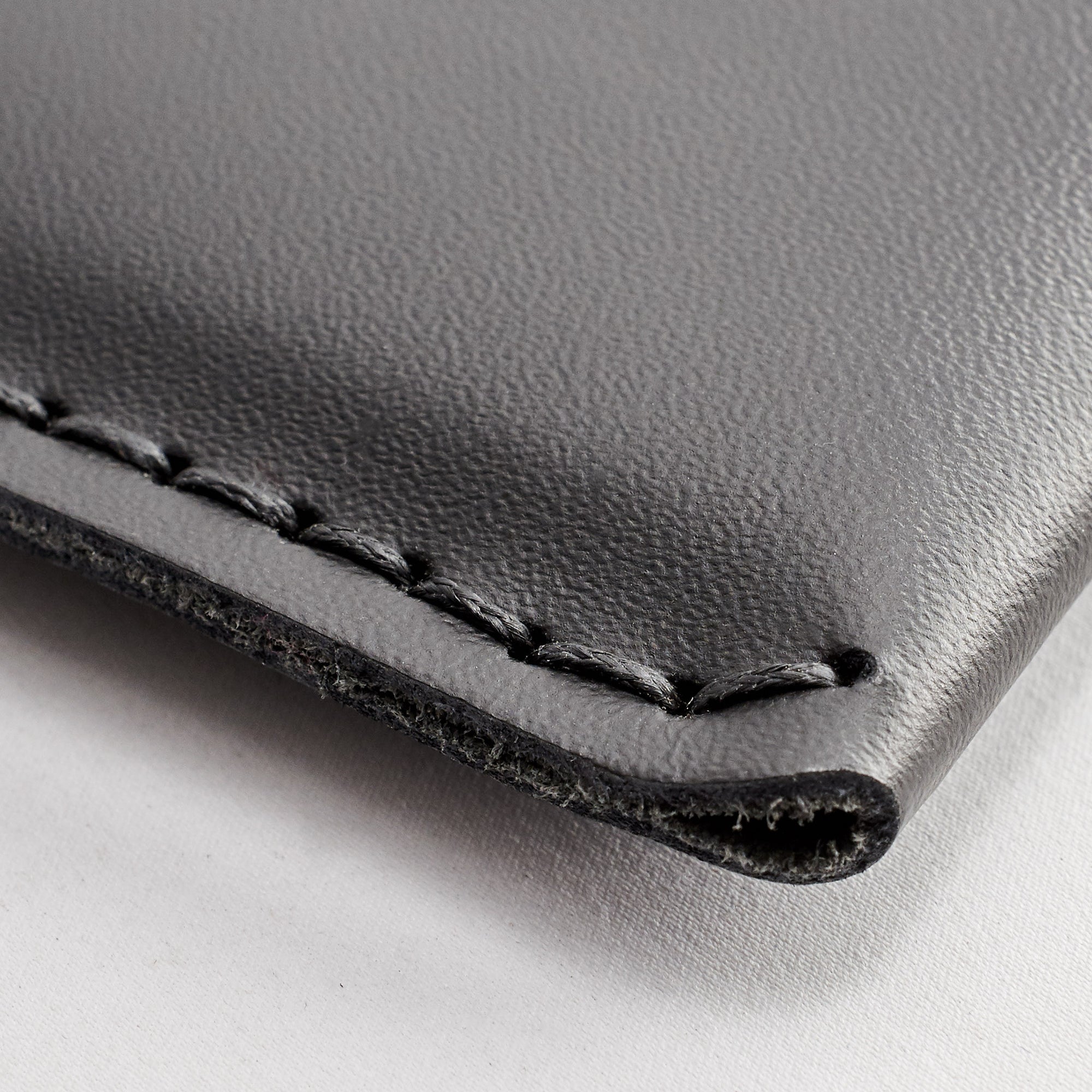 Hand Stitch. iPad Sleeve. Leather Case Black for iPad by Capra Leather