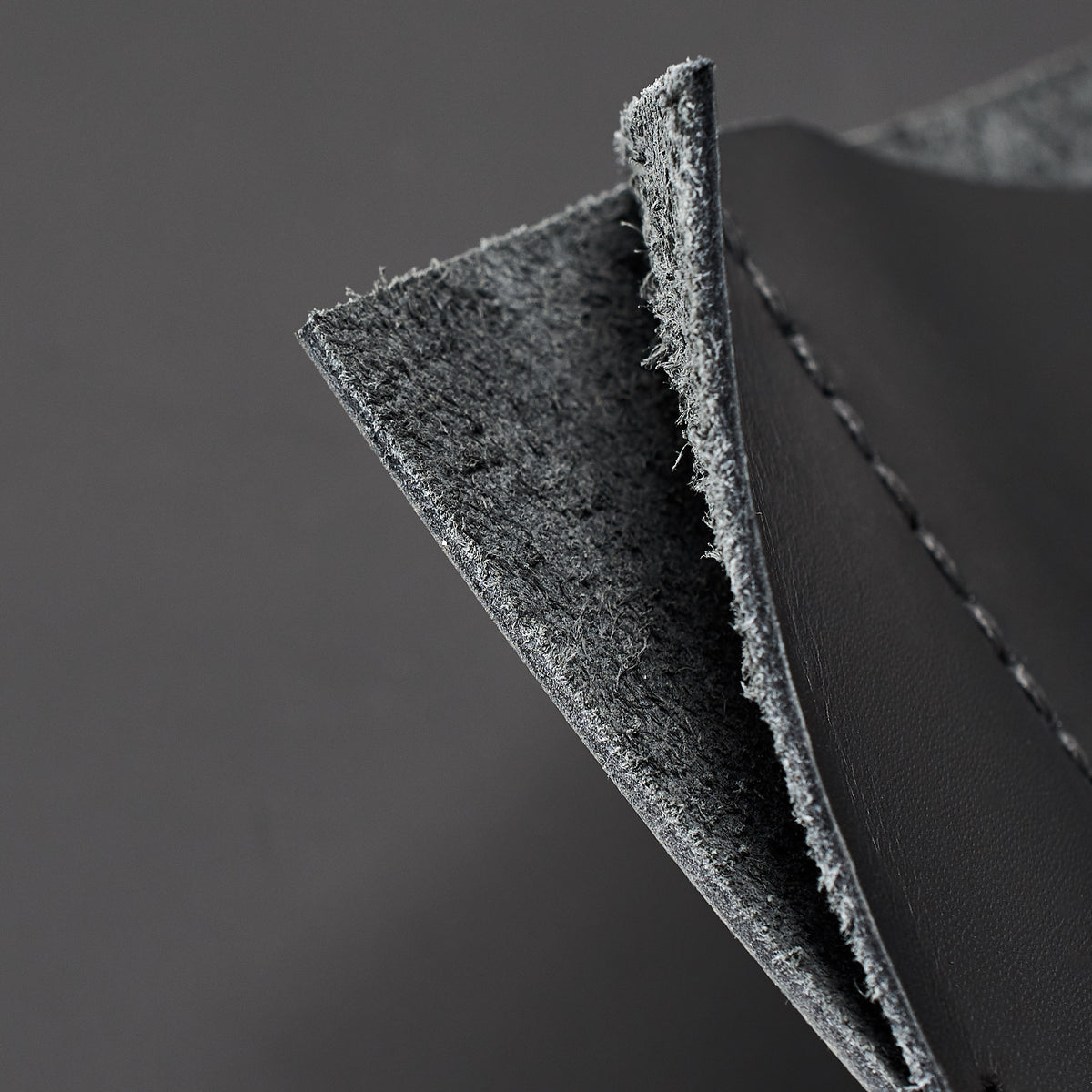 Texture detail. iPad pro black leather sleeve. hand stitched iPad pro leather sleeve. iPad cover, iPad protector, hand stitched cases for men