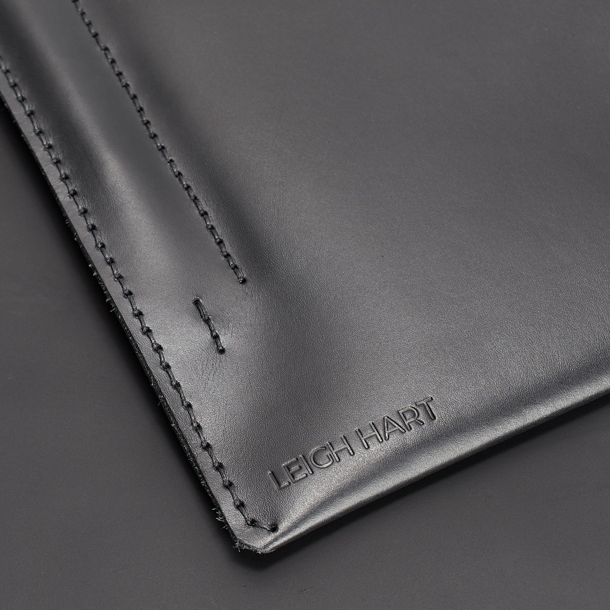 Monogrammed name. iPad pro black leather sleeve. hand stitched iPad pro leather sleeve. iPad cover, iPad protector, hand stitched cases for men