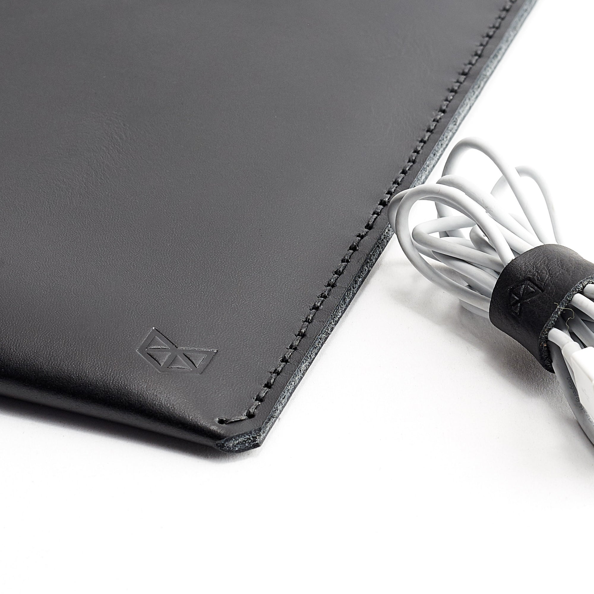 Capra Leather iPad pro leather sleeve. Black leather sleeve for iPad pro 10.5 inch 12.9 inch. Mens gifts 
