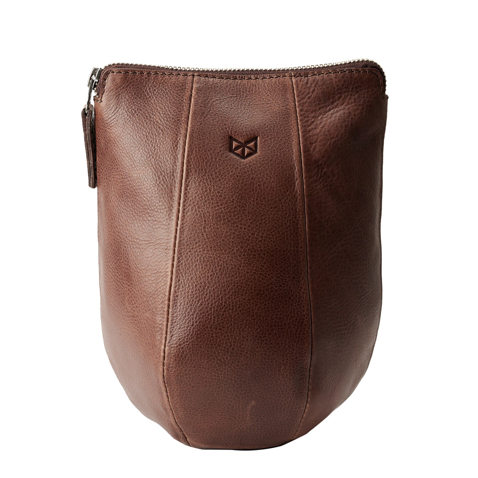 Unique Brown leather toiletry bag. Leather boxer dopp kit for men. Custom groomsmen gifts. Travel bag for men