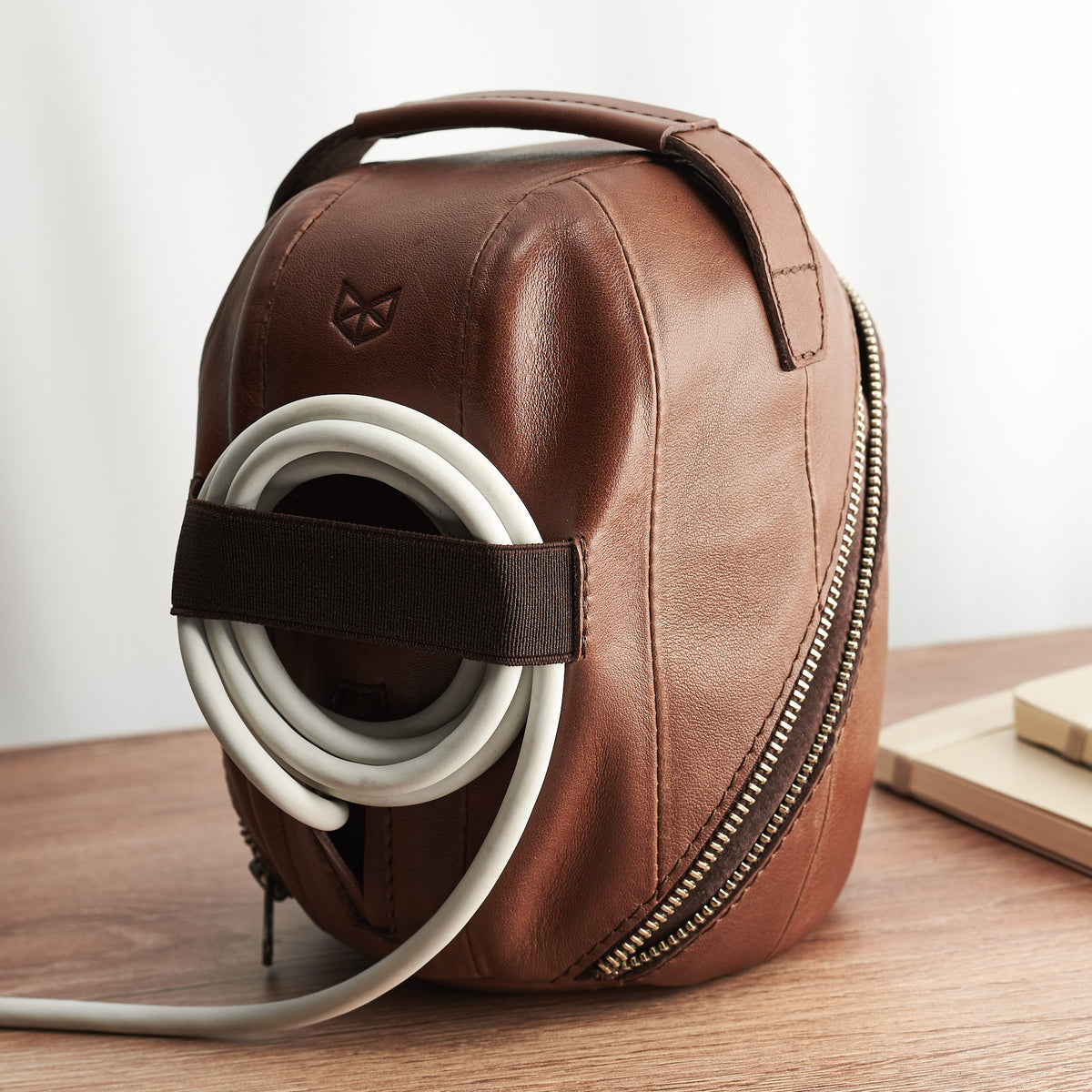 HomePod cable. Homepod leather cover, Homepod leather case, Apple accessories, HomePod protector, Travel carrying case, Capra Leather