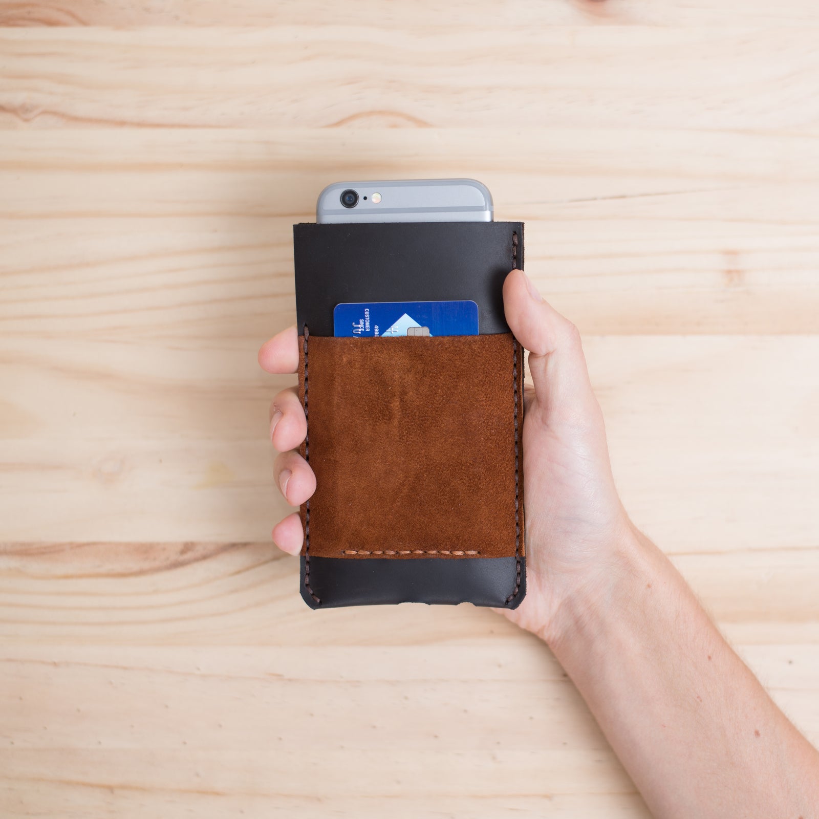 Style. Handmade iPhone case leather wallet for iPhone 8 Plus, iPhone x, iPhone 10. Mens Apple accessories 