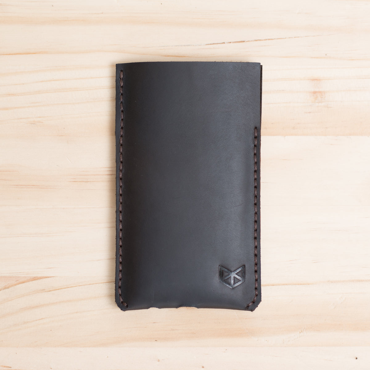 Front. Handmade iPhone case  leather wallet for iPhone 8 Plus, iPhone x, iPhone 10,