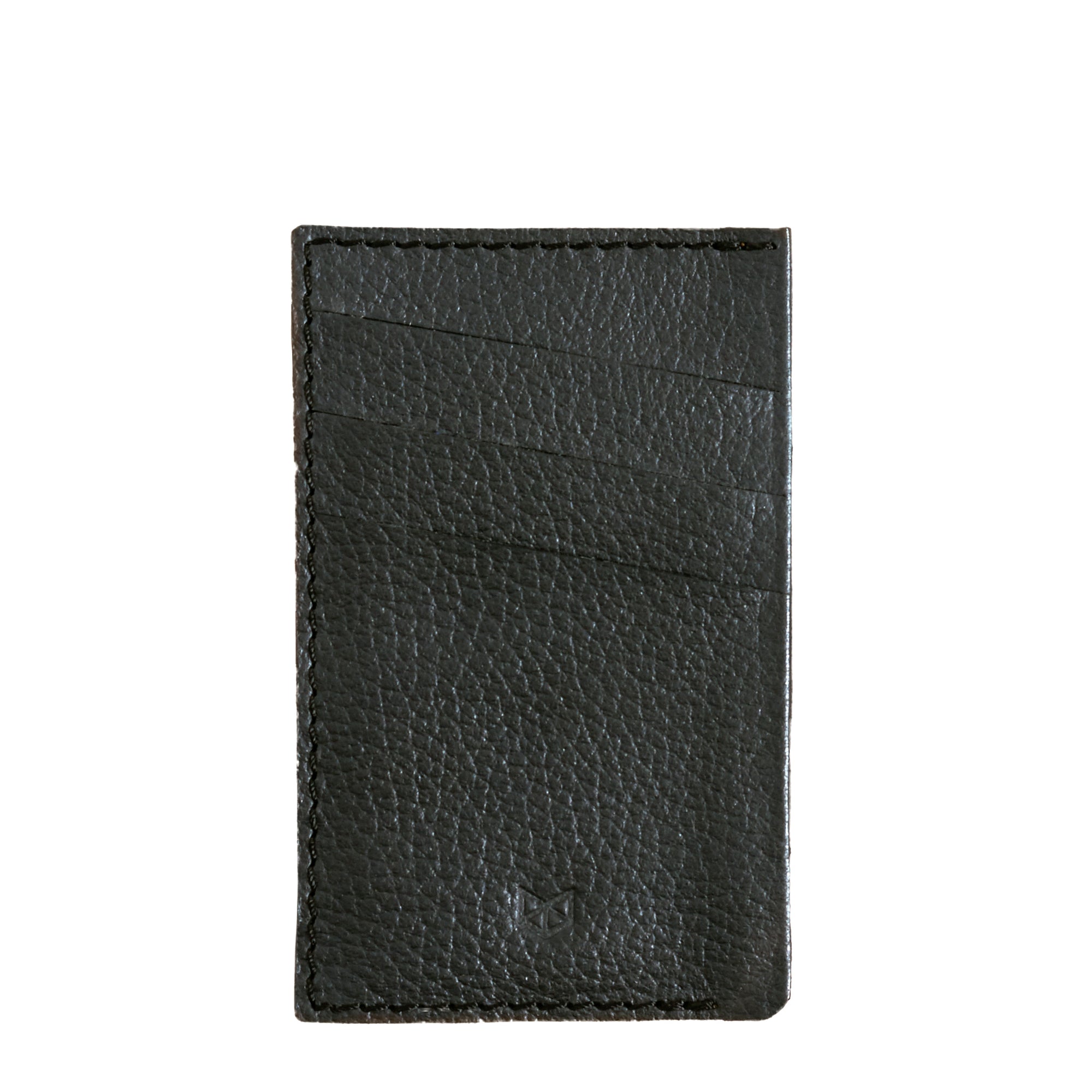 Front Cover. Card Holder Wallet Black by Capra Leather