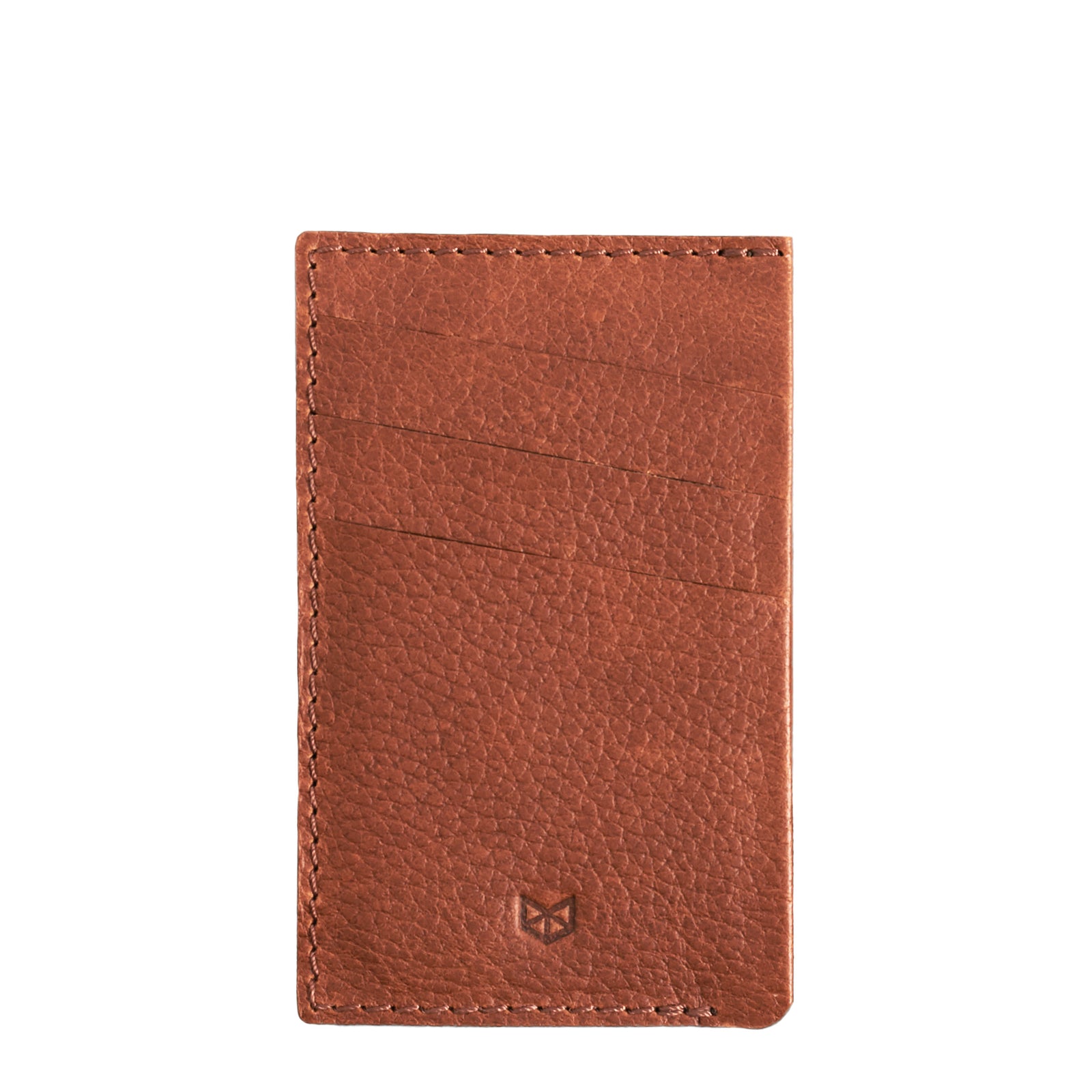 Front Cover. Card Holder Wallet Tan by Capra Leather