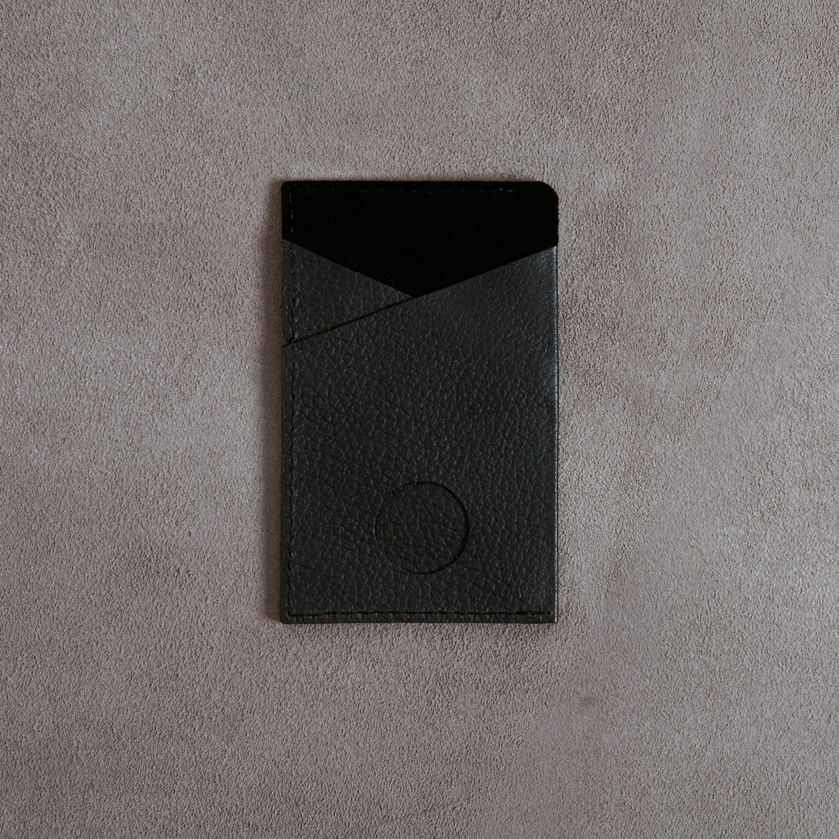 Back. Card Holder Wallet Black by Capra Leather