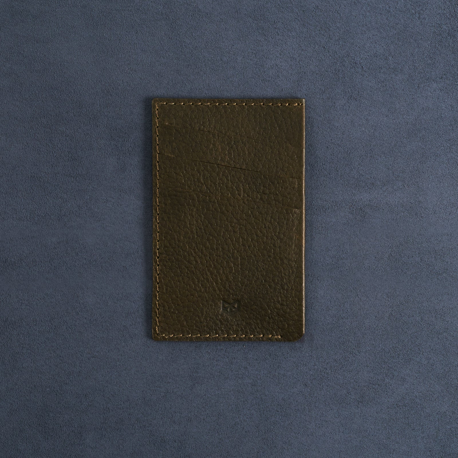 Front. Card Holder Wallet Green by Capra Leather