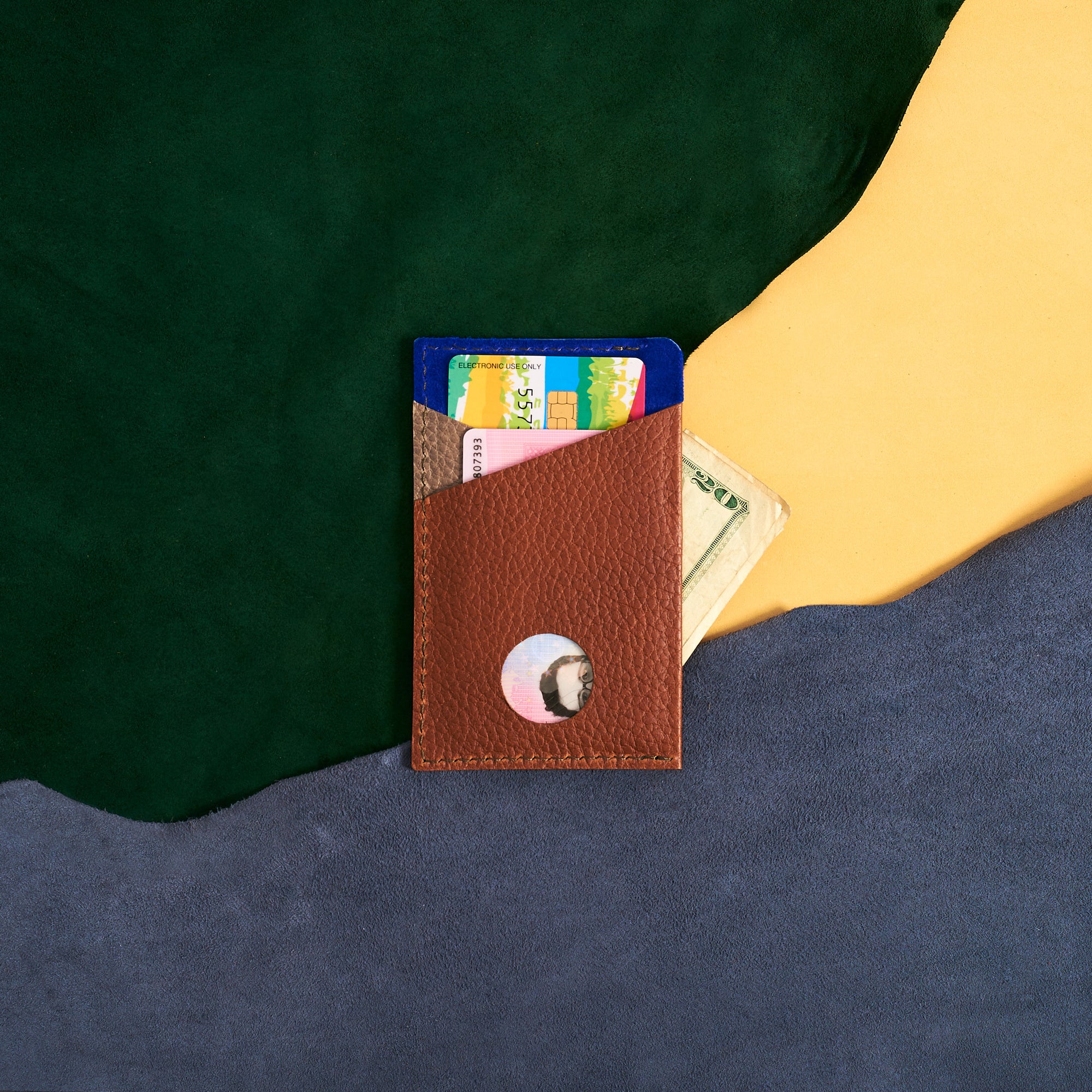 Back with Credit Cards. Card Holder Wallet Remix by Capra Leather