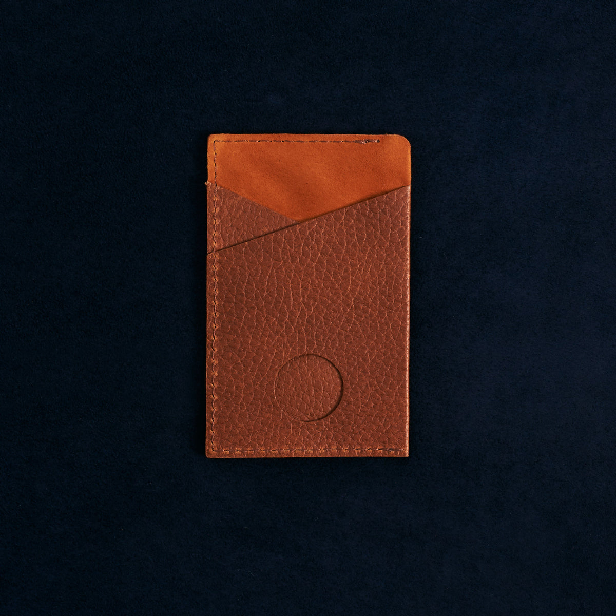 Back. Card Holder Wallet Tan by Capra Leather