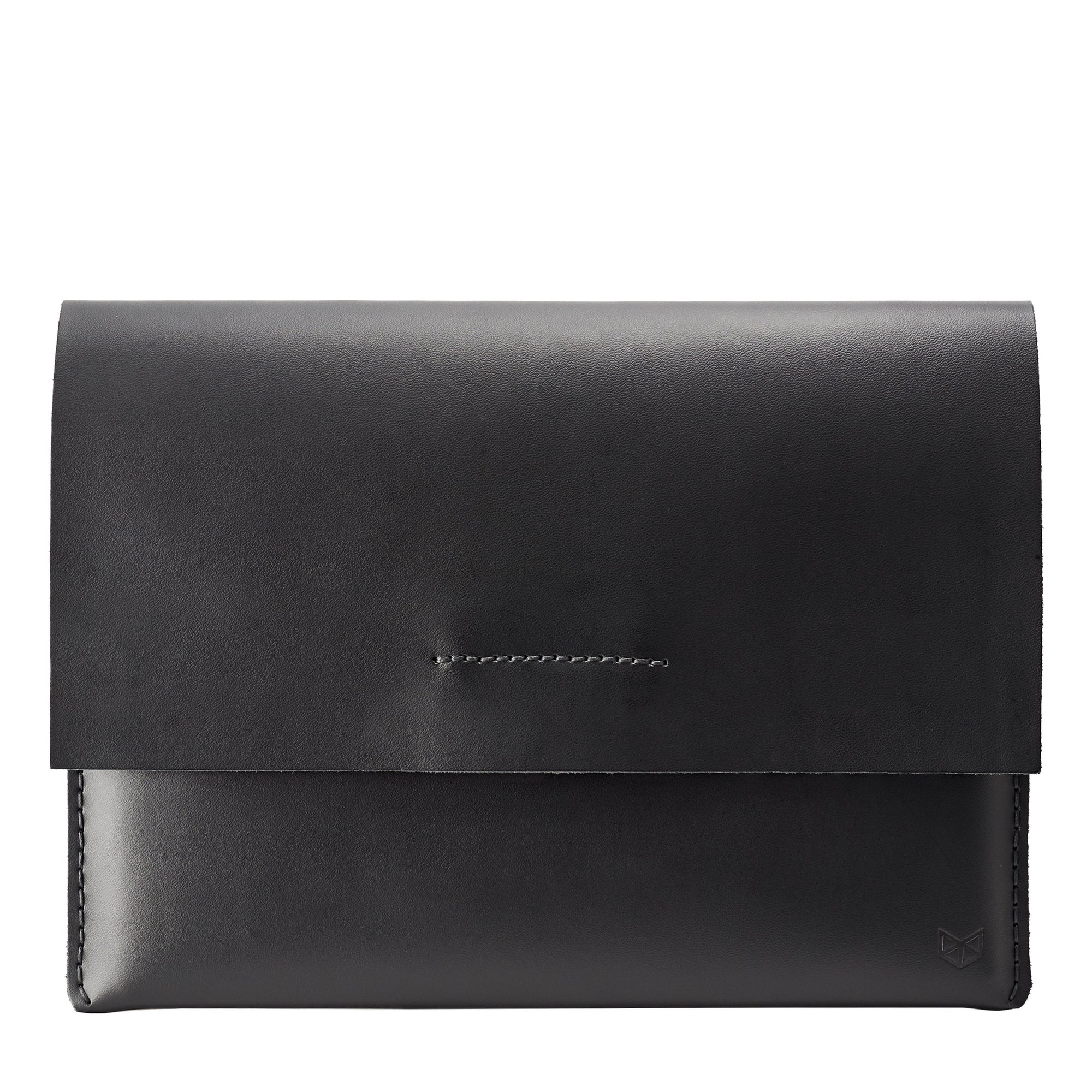 Cover. Google Pixelbook Black leather case with pen holder. Pixelbook laptop mens folio