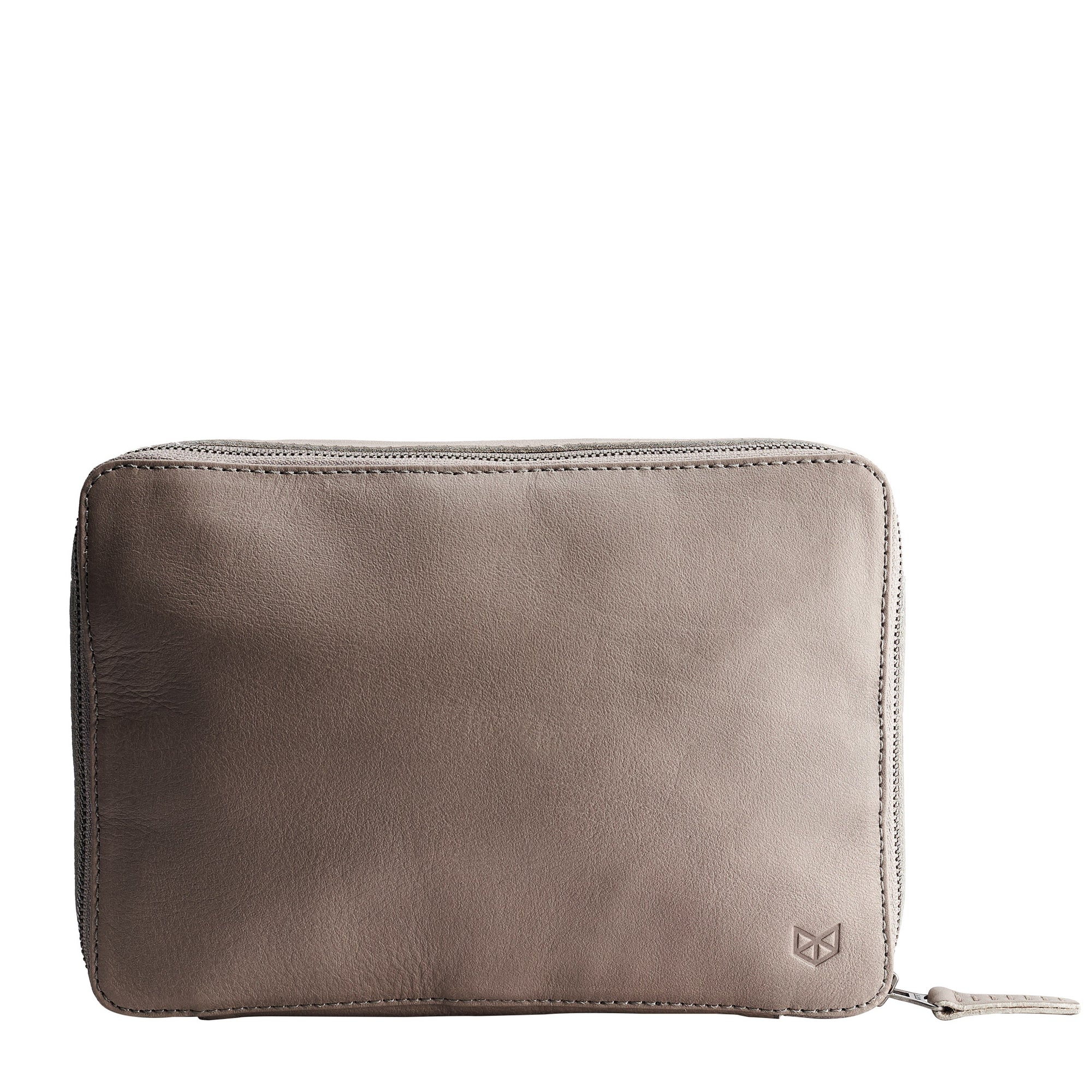 Grey edc gear bag by Capra Leather. Fits iPad 11 Pro