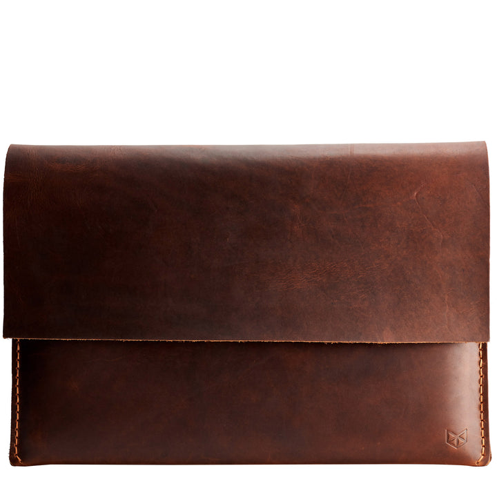  Closed tan leather case for Dell XPS 13" 15"