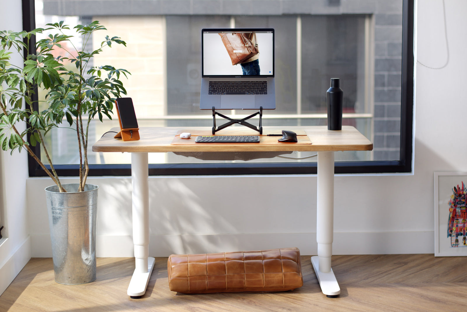 Tan Desk Setup Bundle by Capra Leather