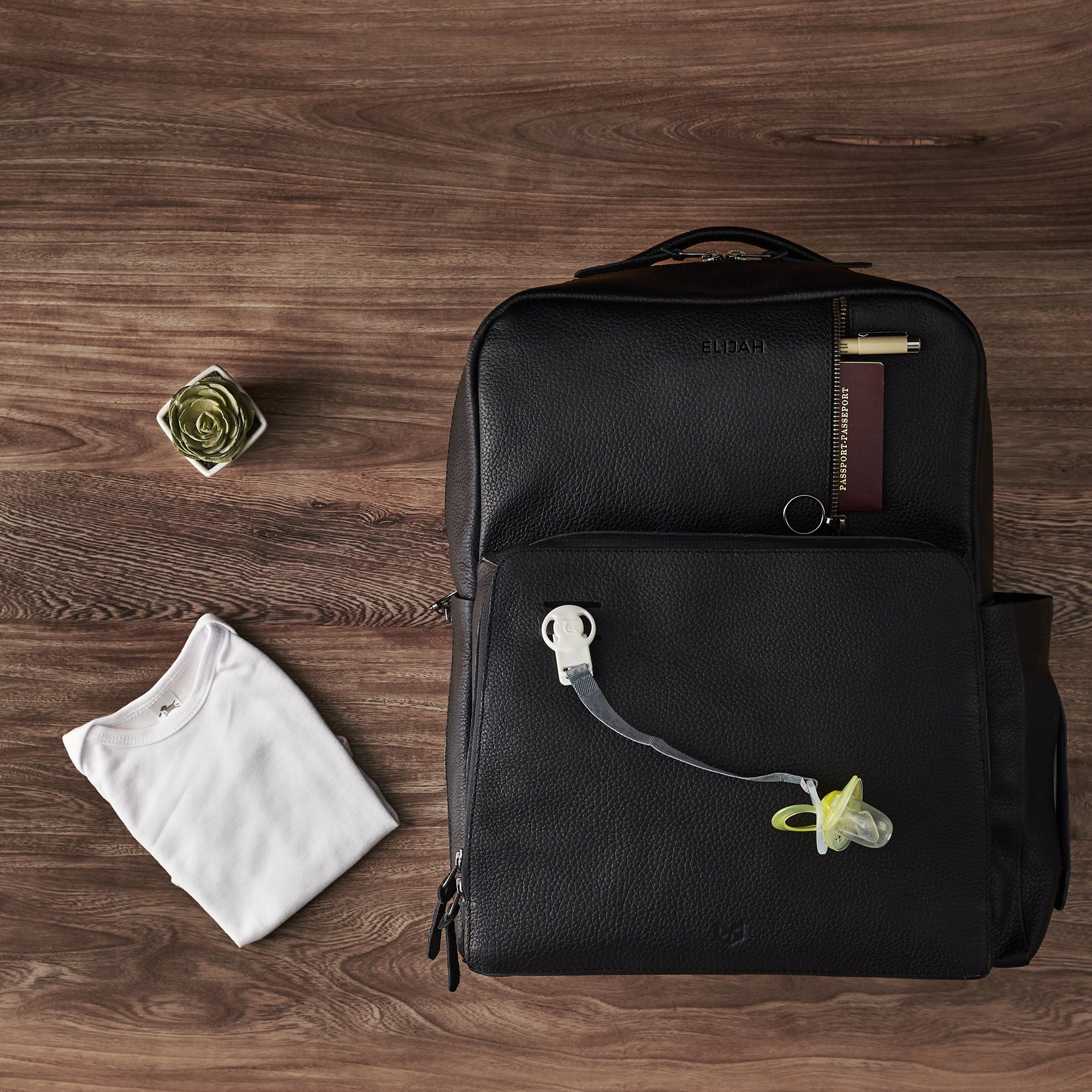 custom backpacks diaper bag backpack black by capra leather
