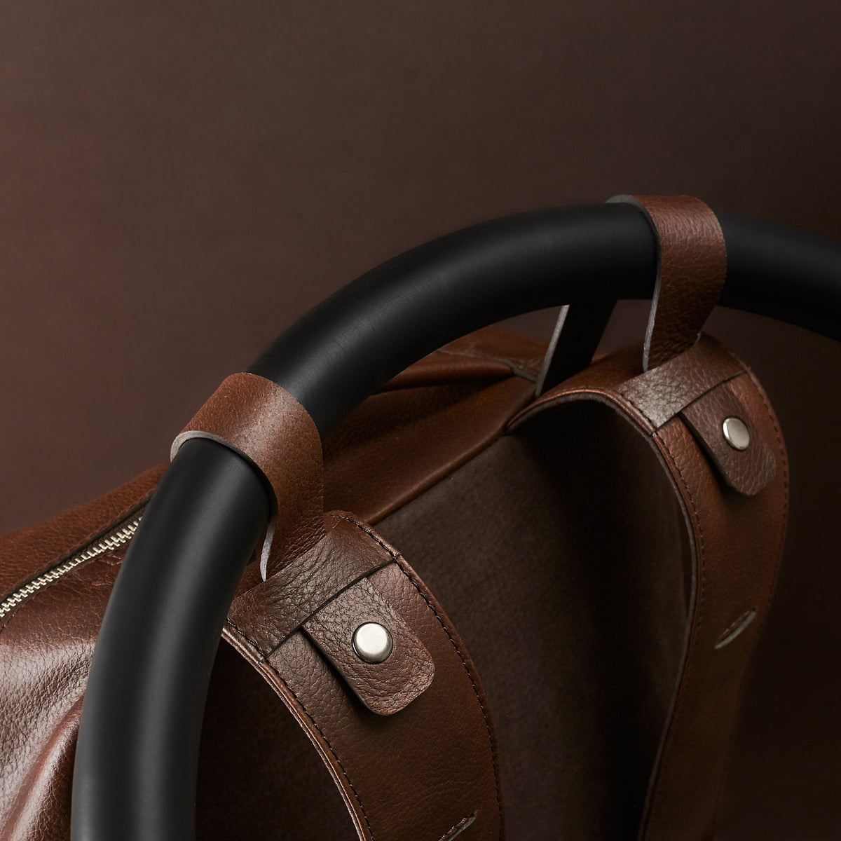 brown leather diaper bag backpack by capra