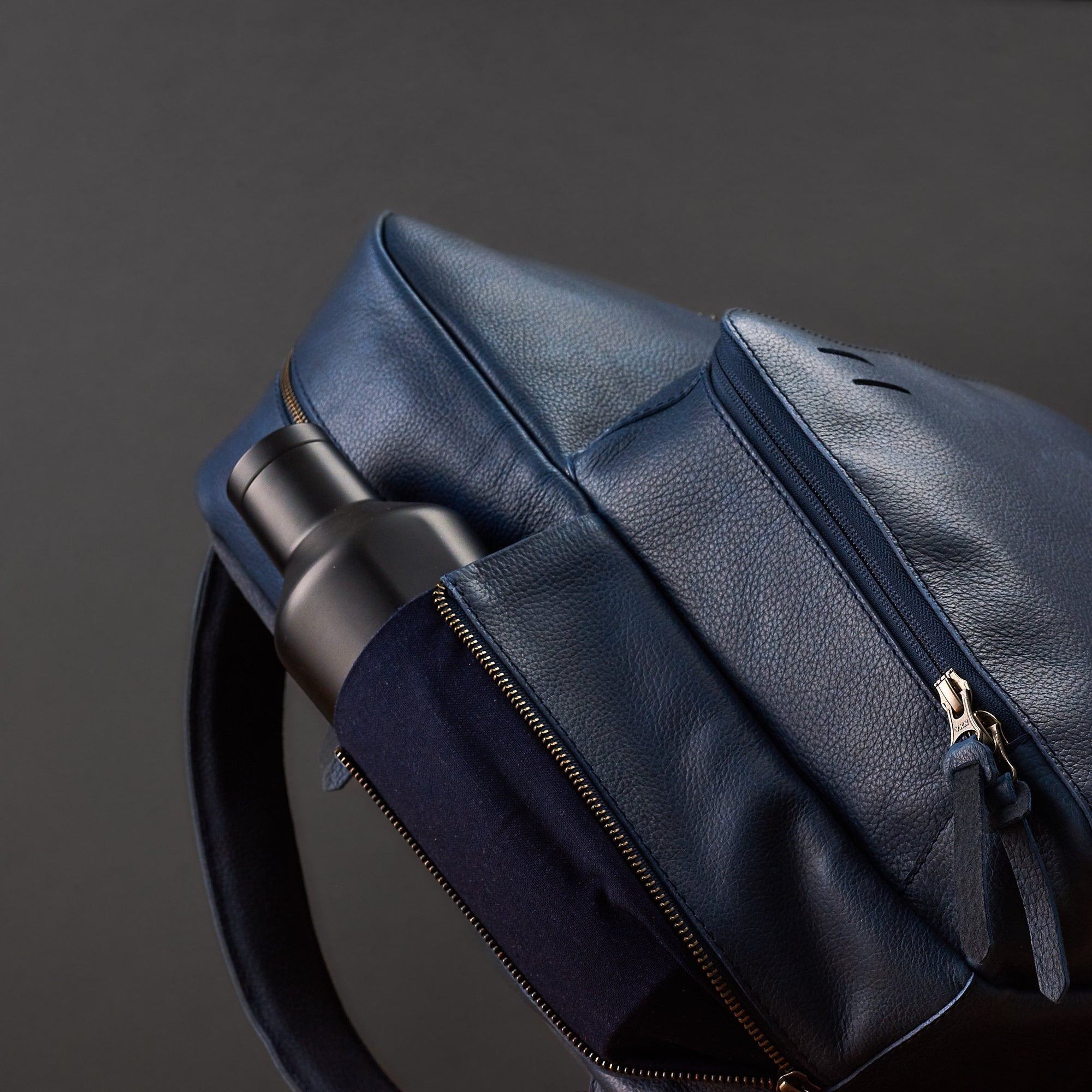 cool backpacks for men navy by capra leather