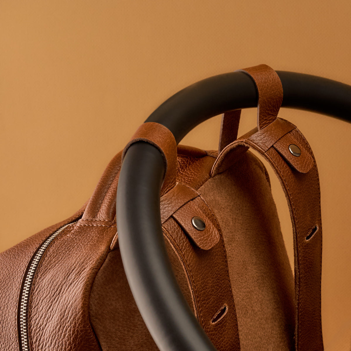 leather backpack diaper bag tan by capra