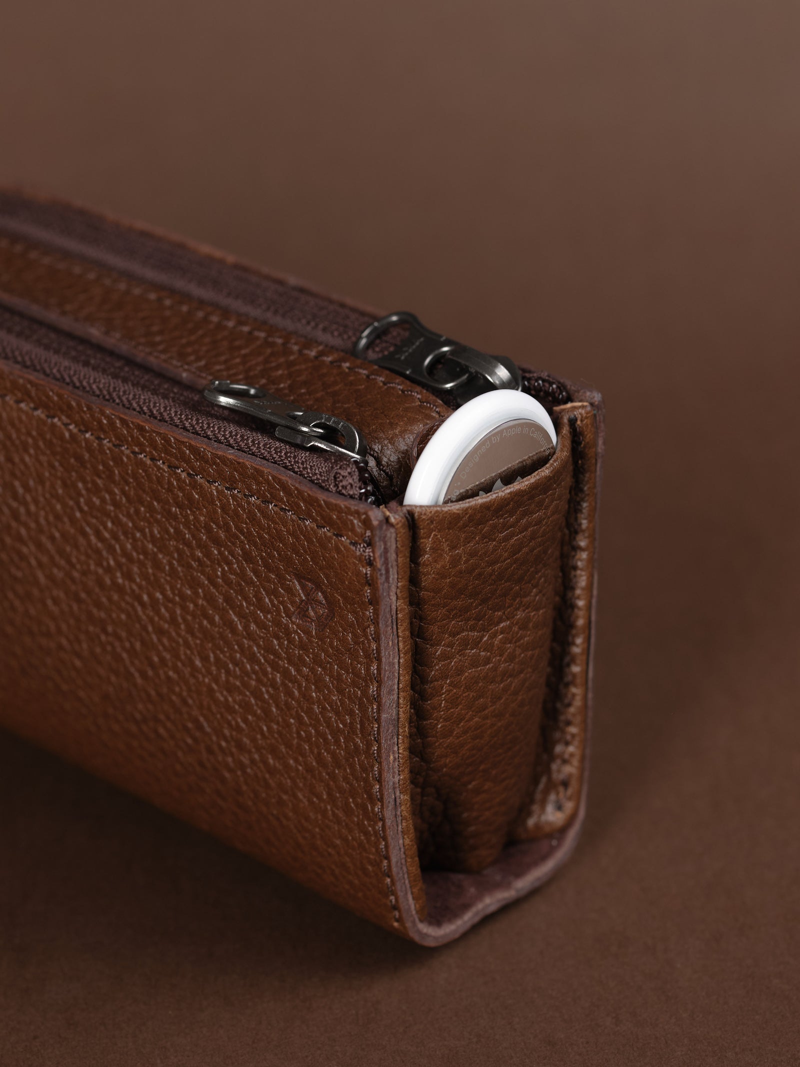 Double Glasses Case · Brown