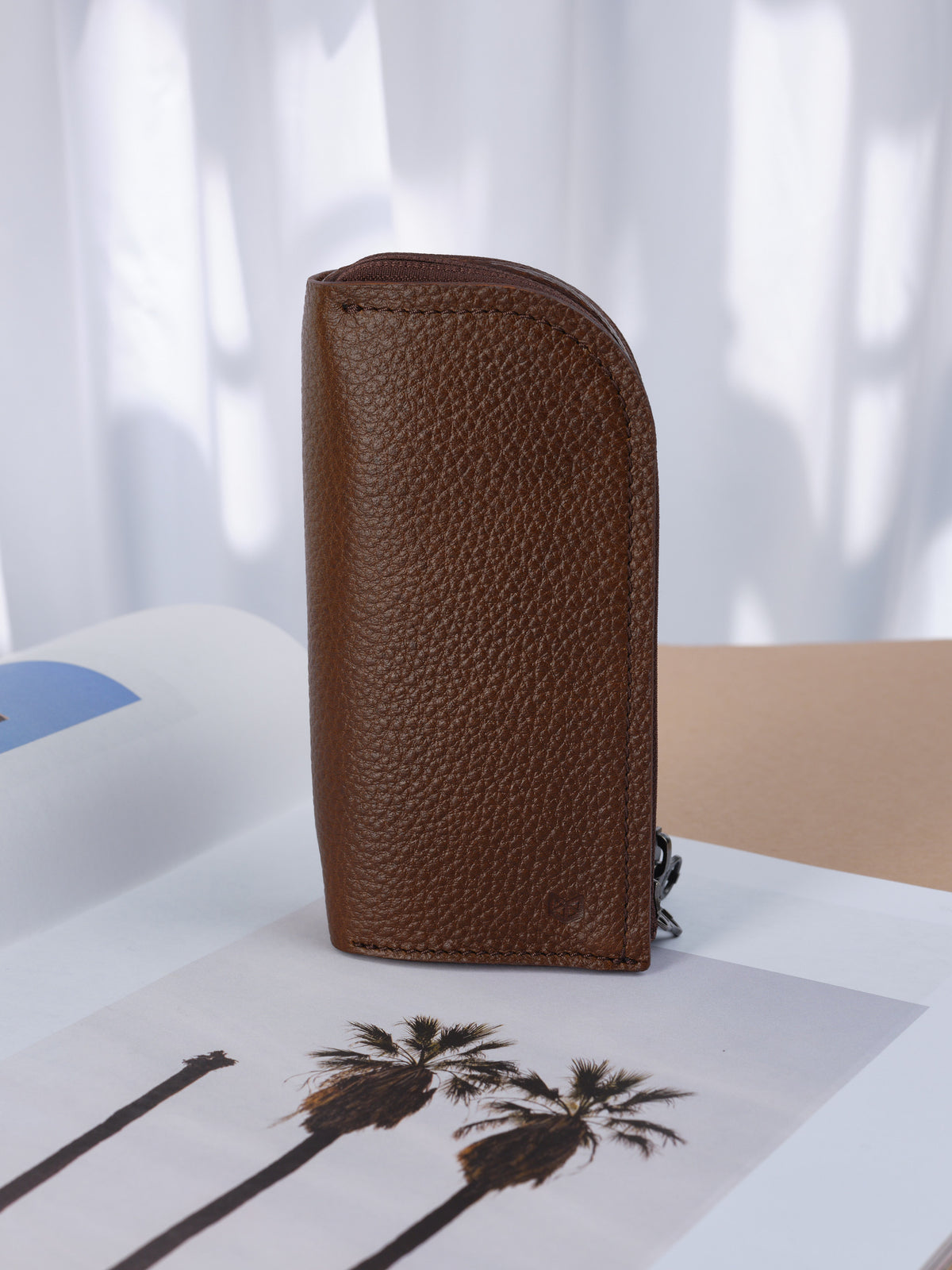 leather eyeglass case brown by Capra